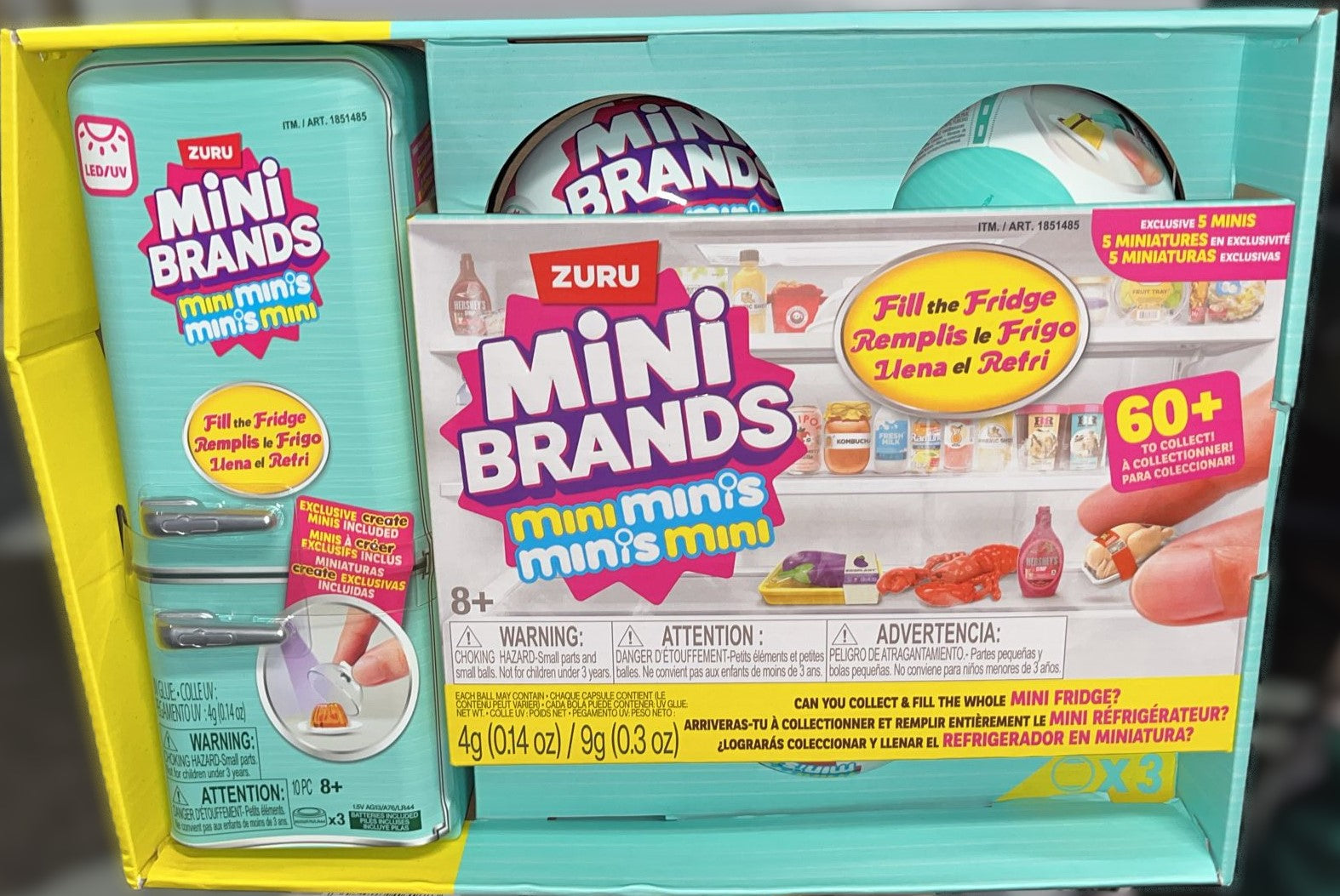 Mini Brands Fill the Fridge