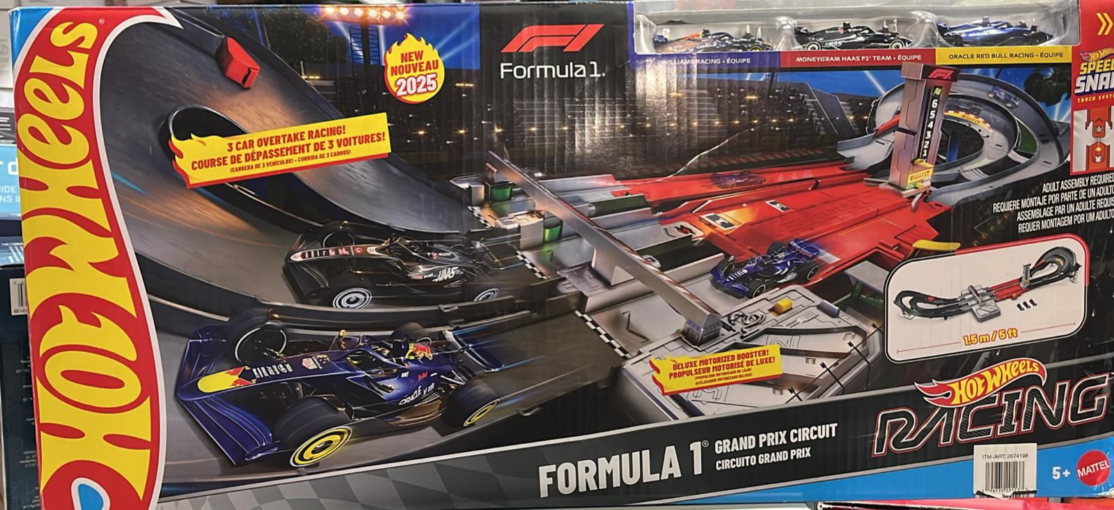 Hot Wheels Racing Formula 1 Grand Prix Set Playset