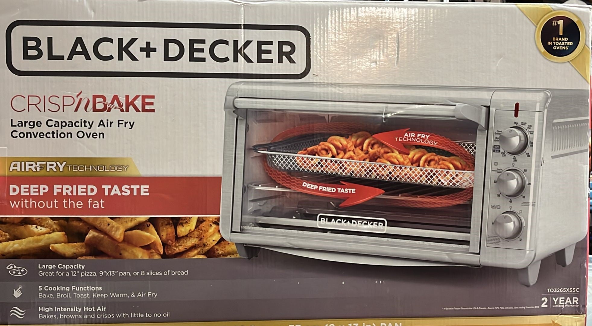 BLACK+DECKER Convection Toaster Oven With Air Fryer