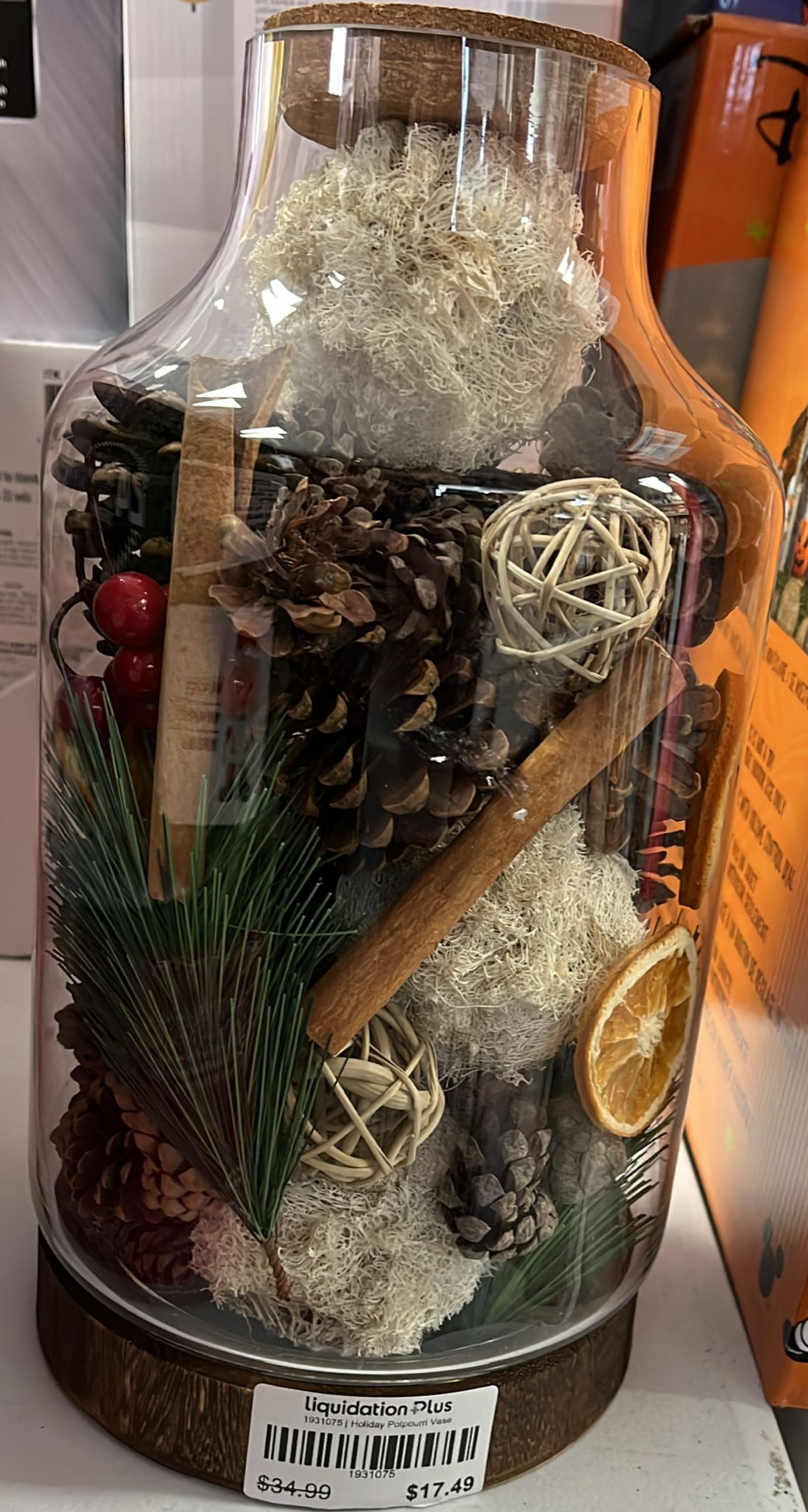 Holiday Potpourri Vase