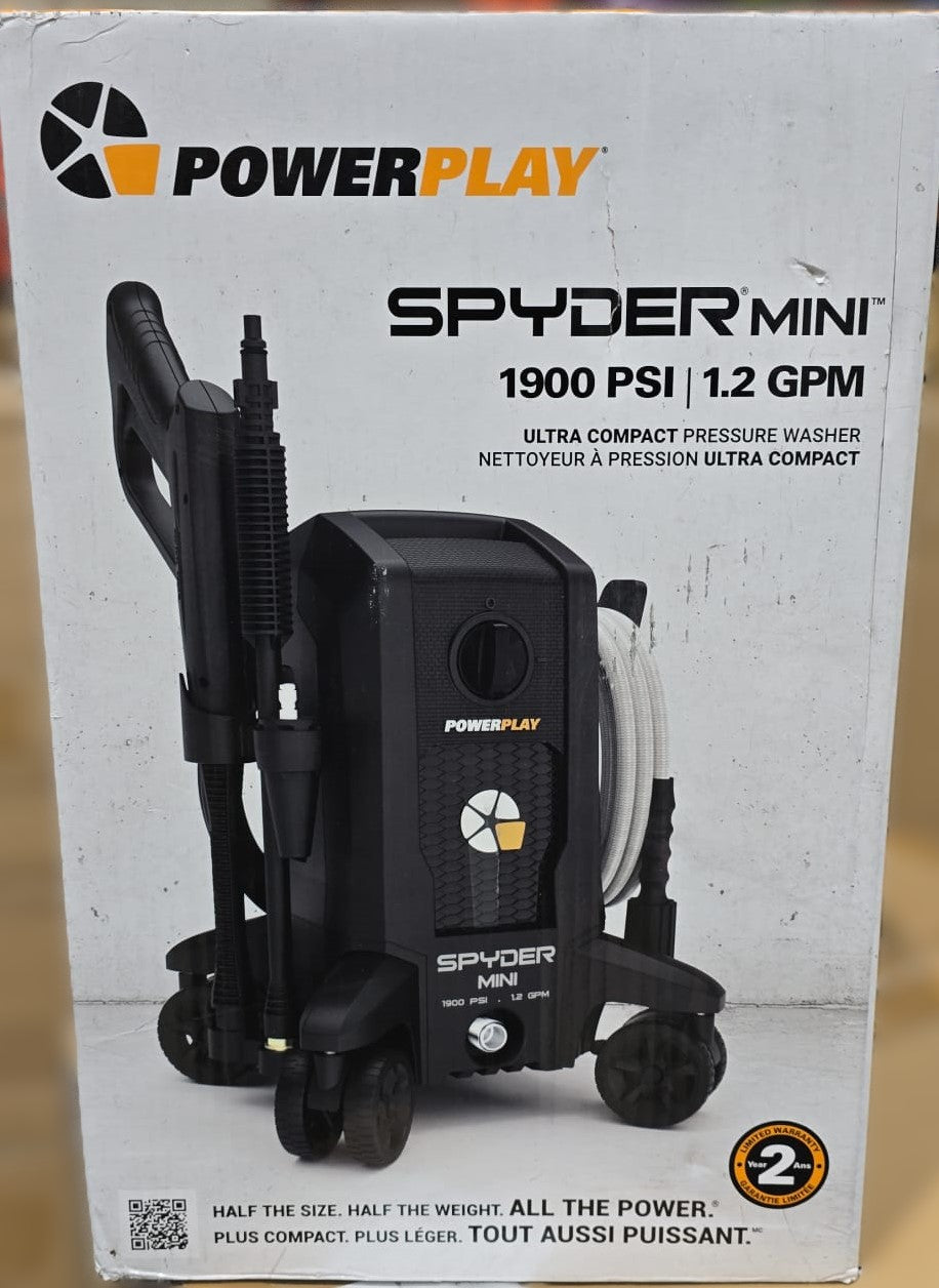 Powerplay Spyder Mini 1900PSI Electric Pressure Washer