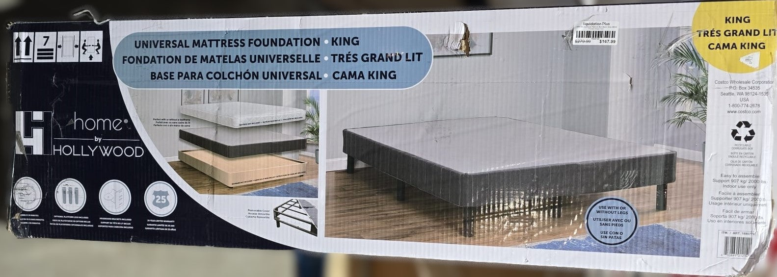 EnForce 7" Metal Mattress Foundation