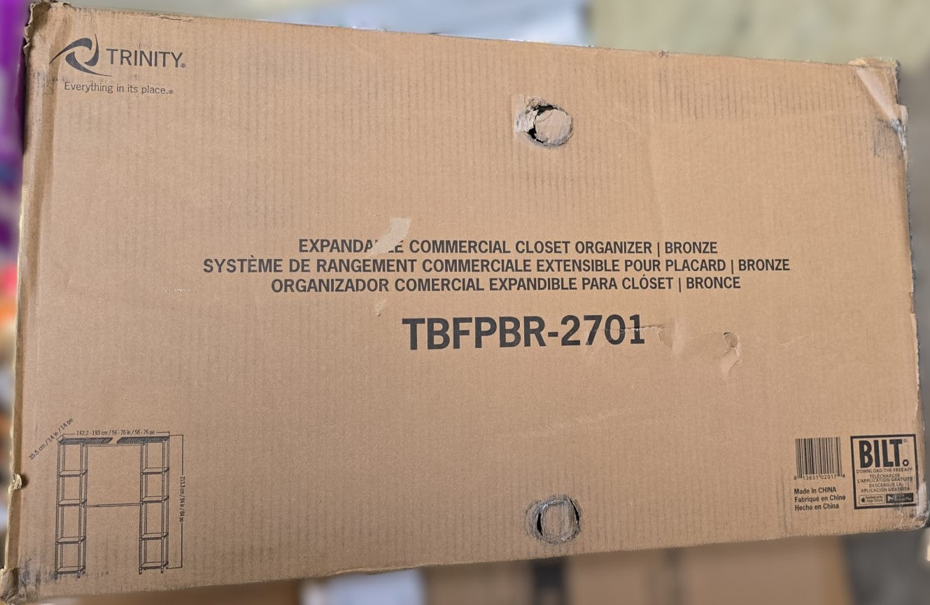 Trinity Expandable Closet Organizer