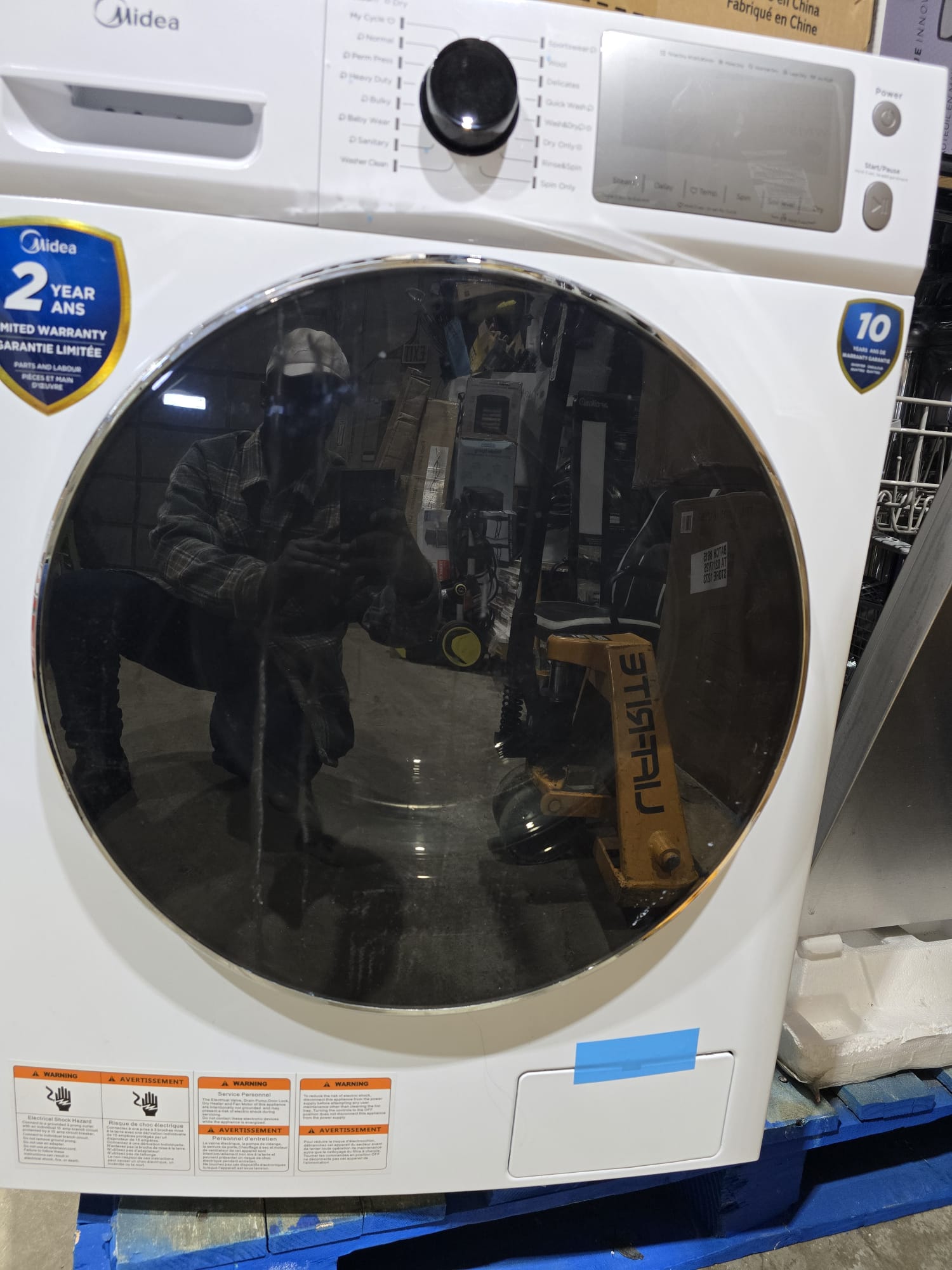 Midea 24 in. 3.1 Cu.Ft. All in One Ventless Washer Dryer Combo
