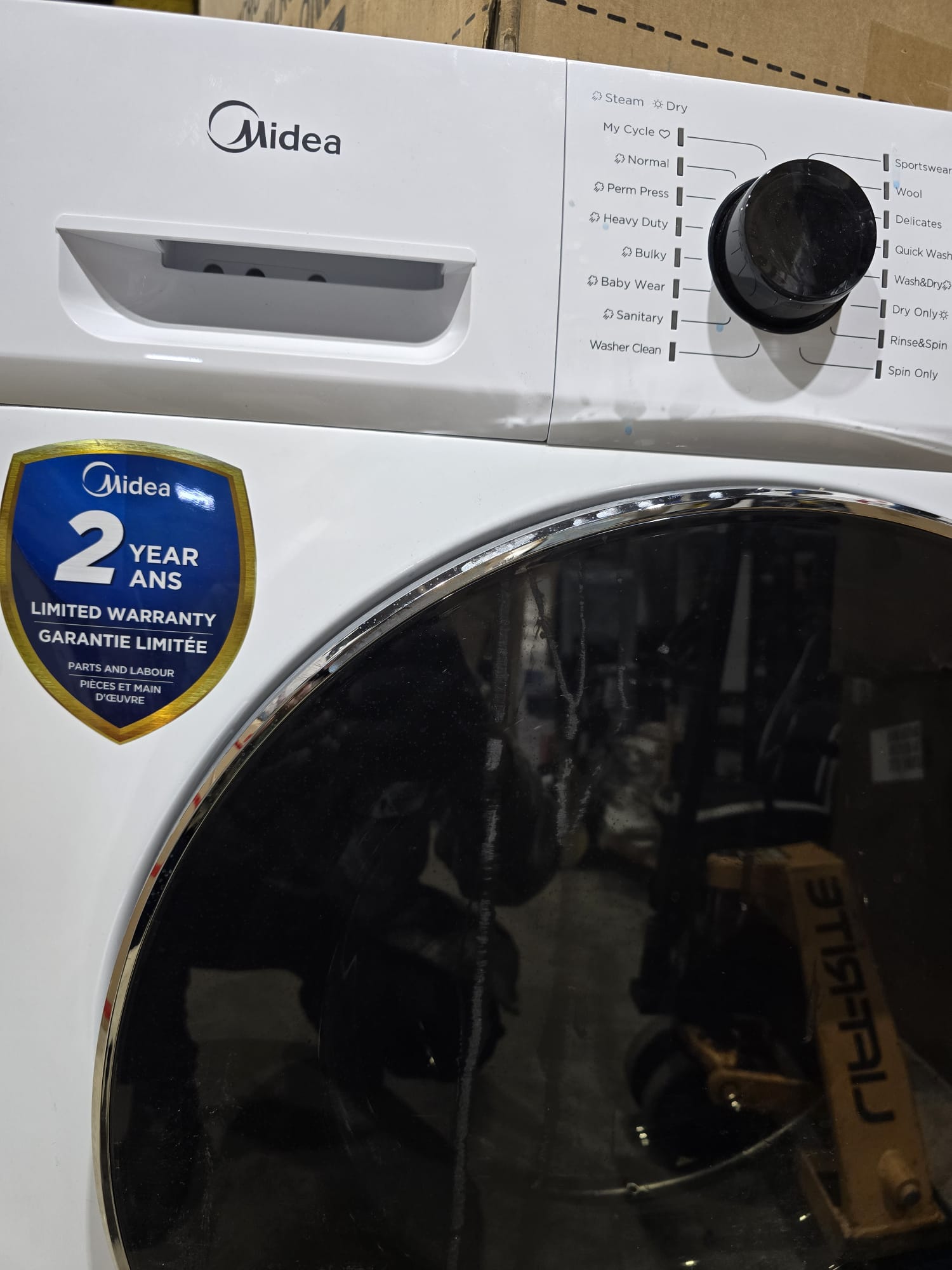 Midea 24 in. 3.1 Cu.Ft. All in One Ventless Washer Dryer Combo