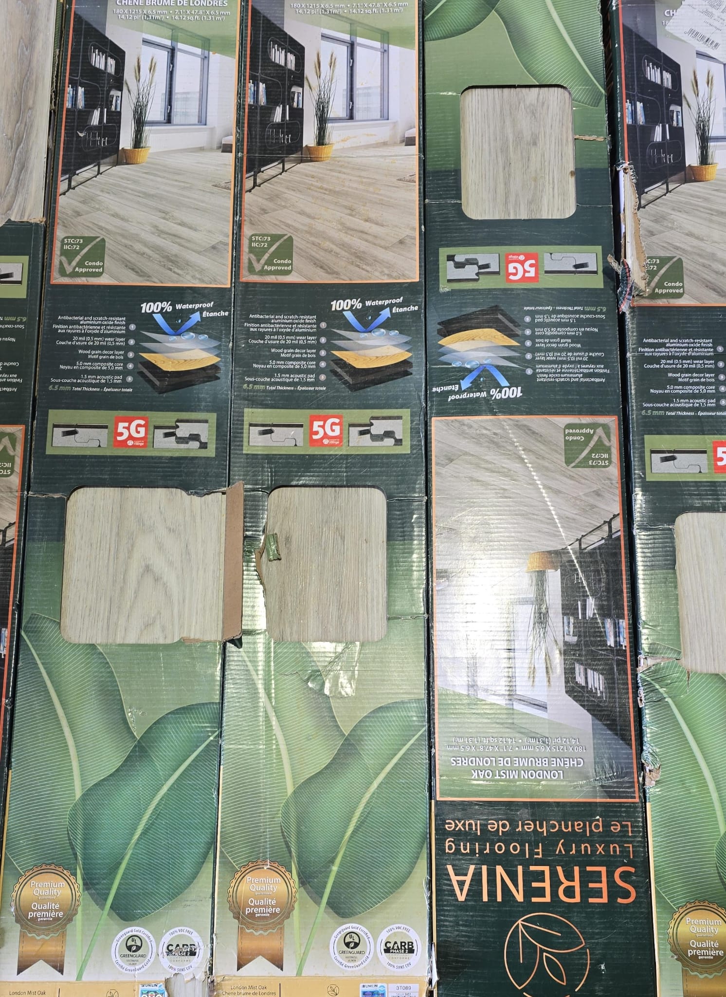 SERENIA 18 cm (7.1 in.) Vinyl Plank Flooring