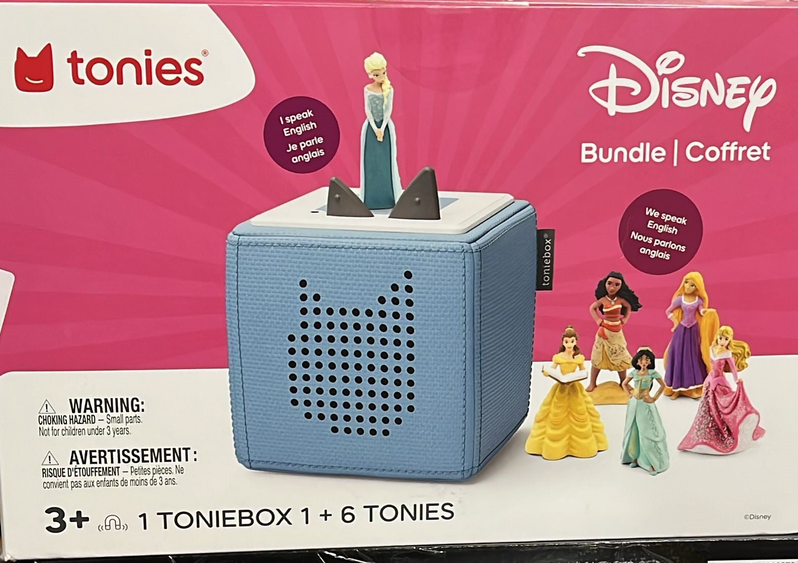 Tonies - Disney Princess Bundle Toniebox - English
