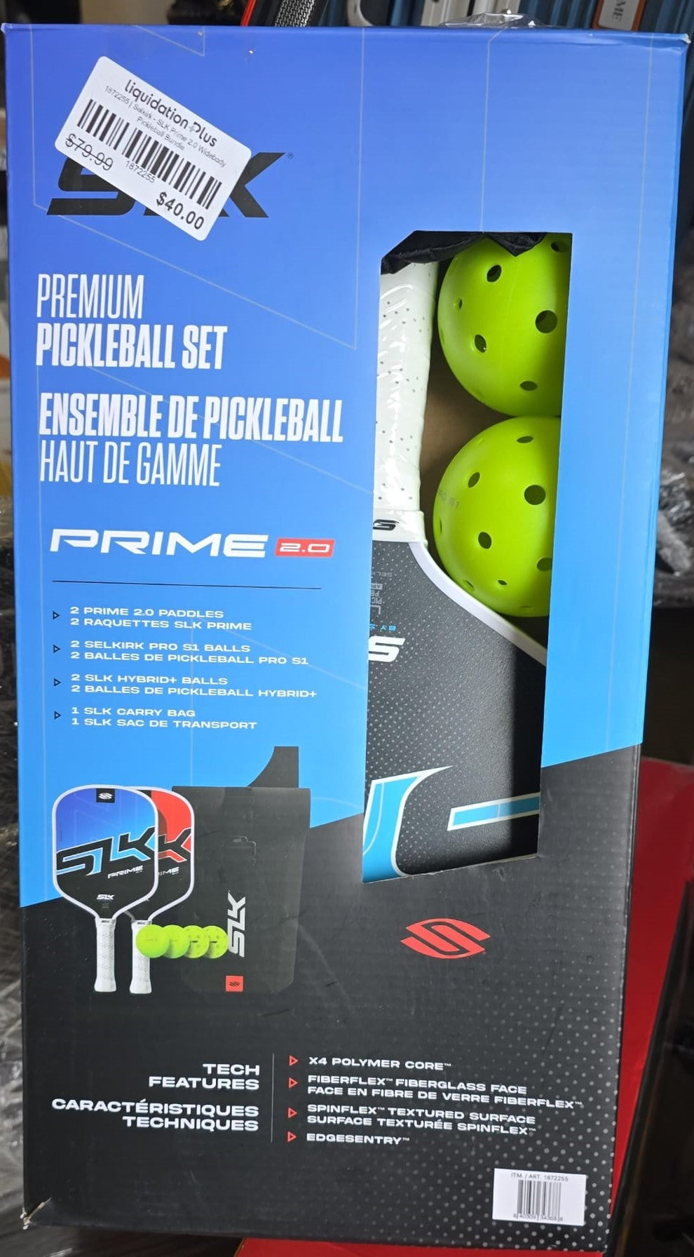 Selkirk SLK Prime 2.0 Widebody Pickleball Bundle