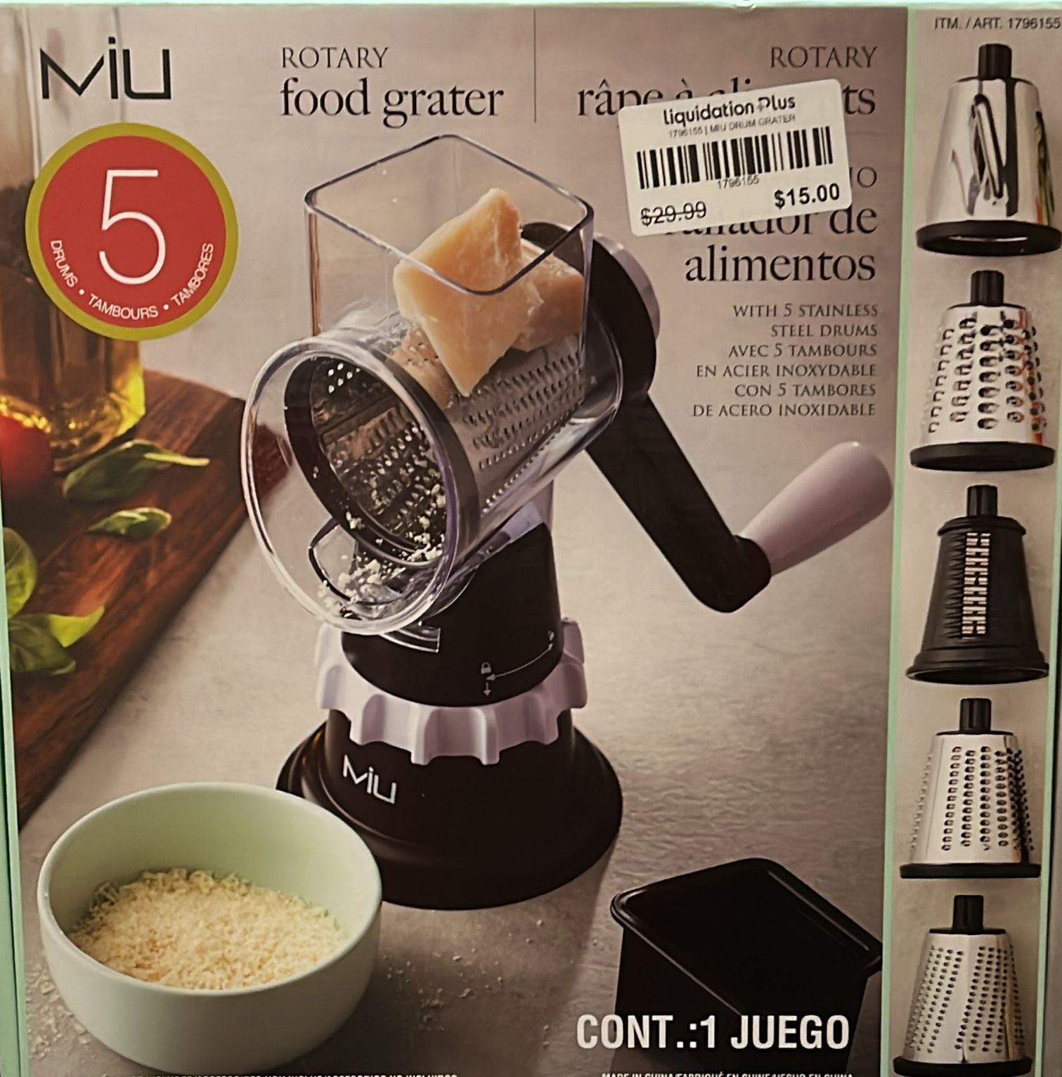 Miu Rotary Food Grater