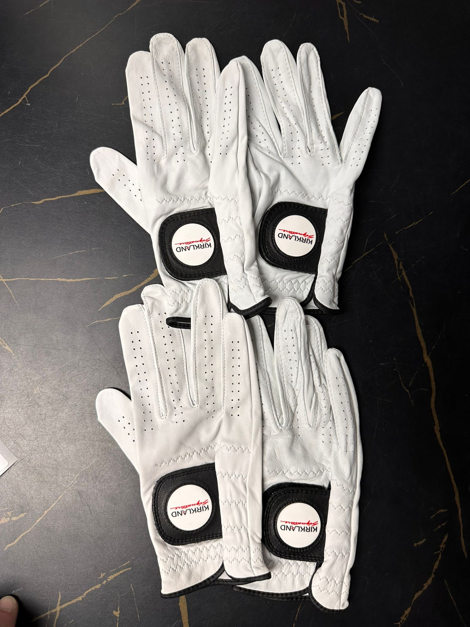 Kirkland Signature Leather Golf Gloves - 4-Pack