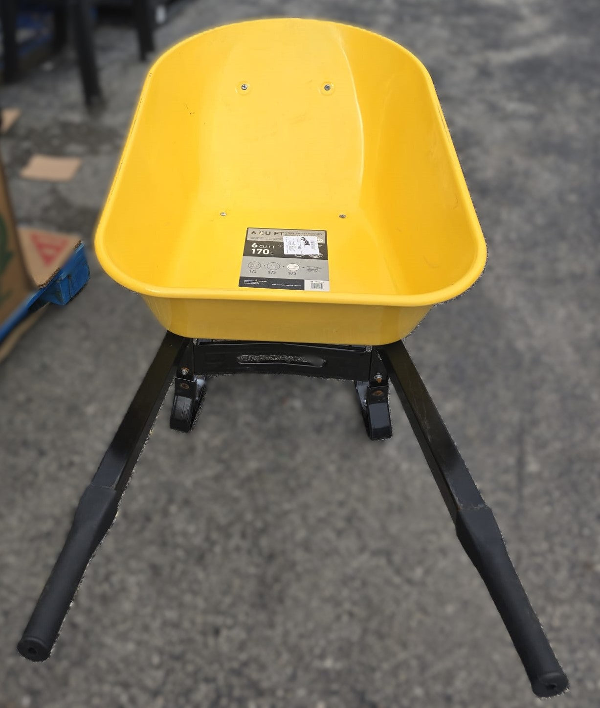 CAT 6 cu ft. Steel Wheelbarrow