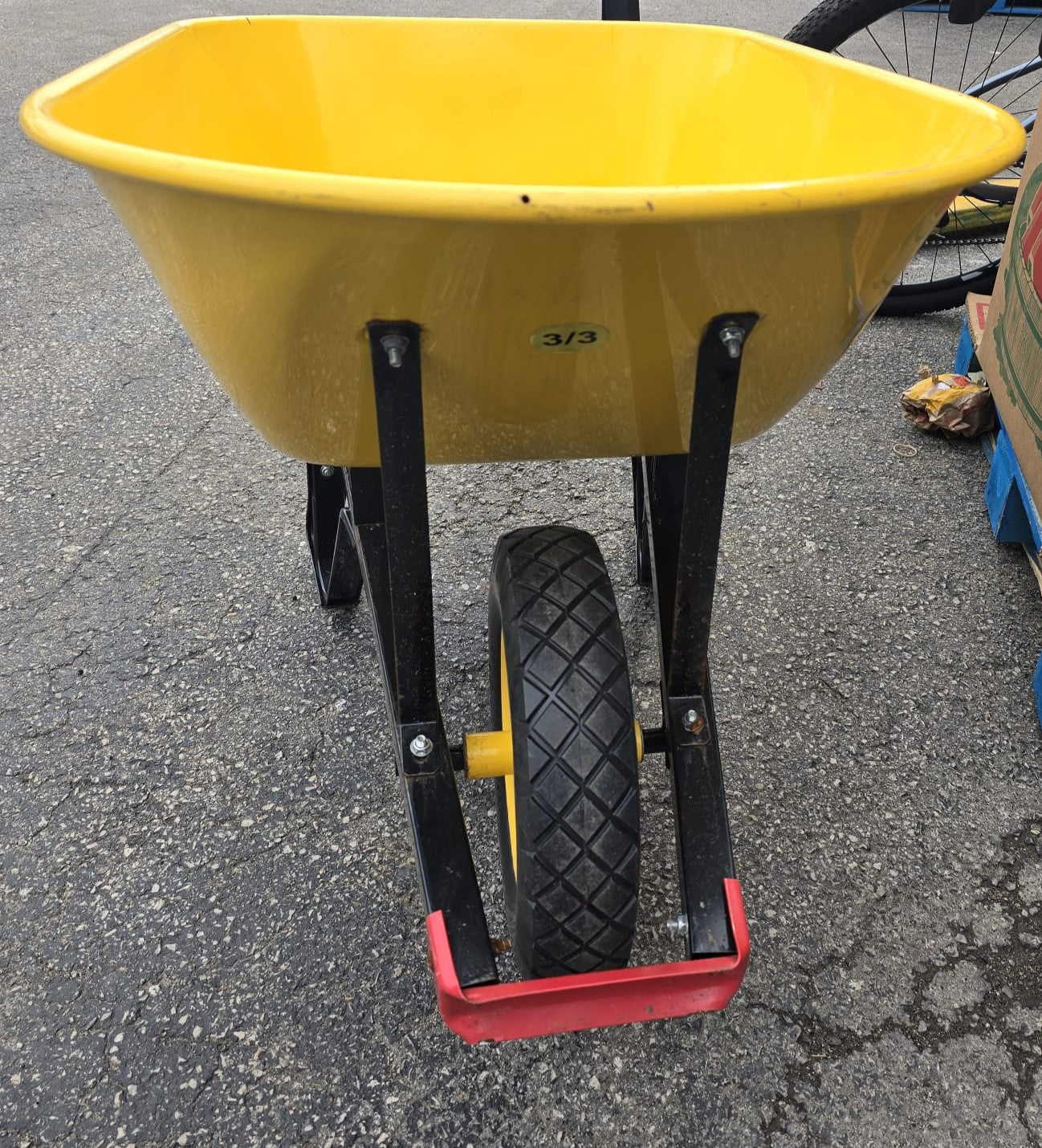 CAT 6 cu ft. Steel Wheelbarrow