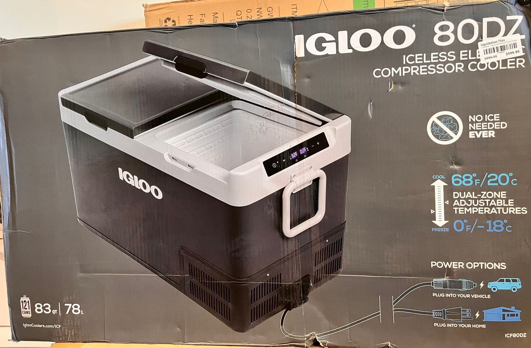 Igloo 83-quart Dual Zone Active Cooler