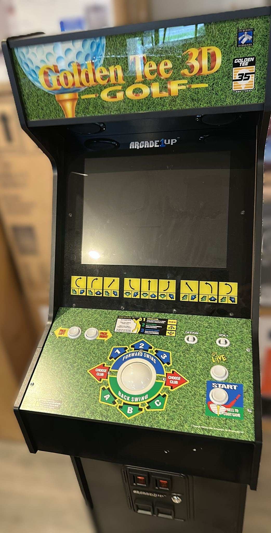 GOLDEN TEE DELUXE ARCADE MACHINE 8 GAMES