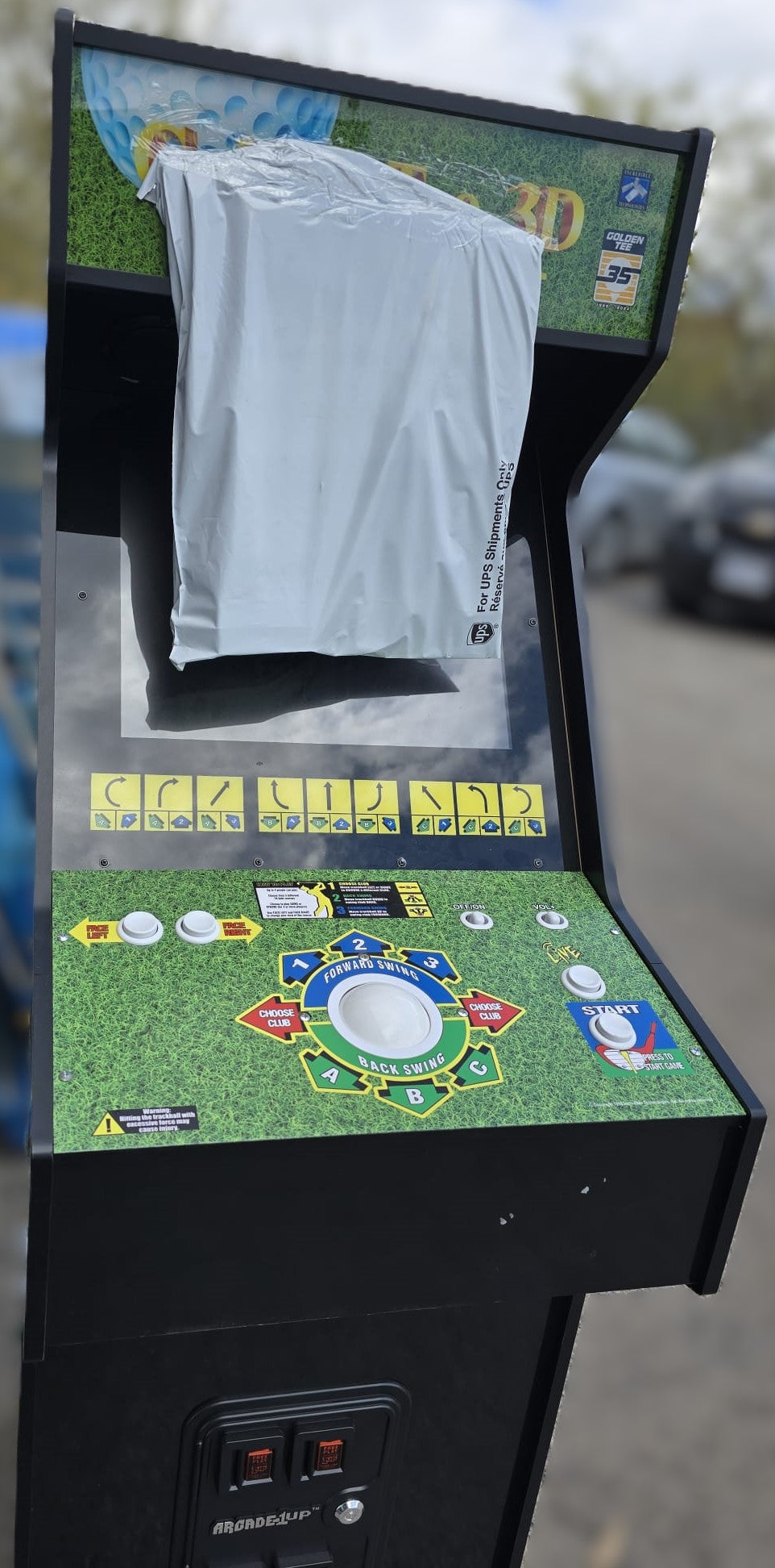 GOLDEN TEE DELUXE ARCADE MACHINE 8 GAMES
