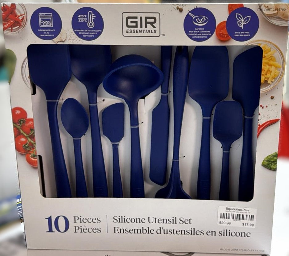 GIR 10-Piece Essentials Silicone Kitchen Tools Set