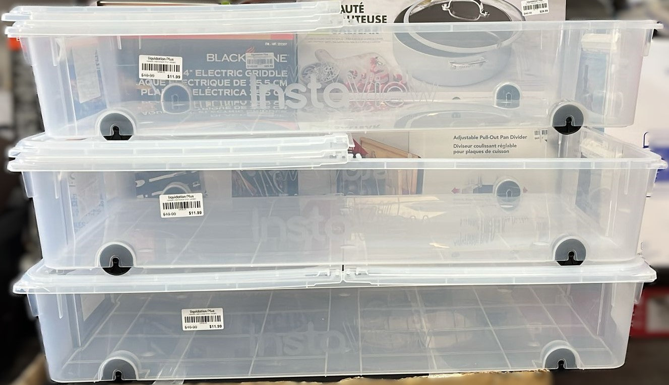 Greenmade InstaView 57 Quart Underbed Storage Bin