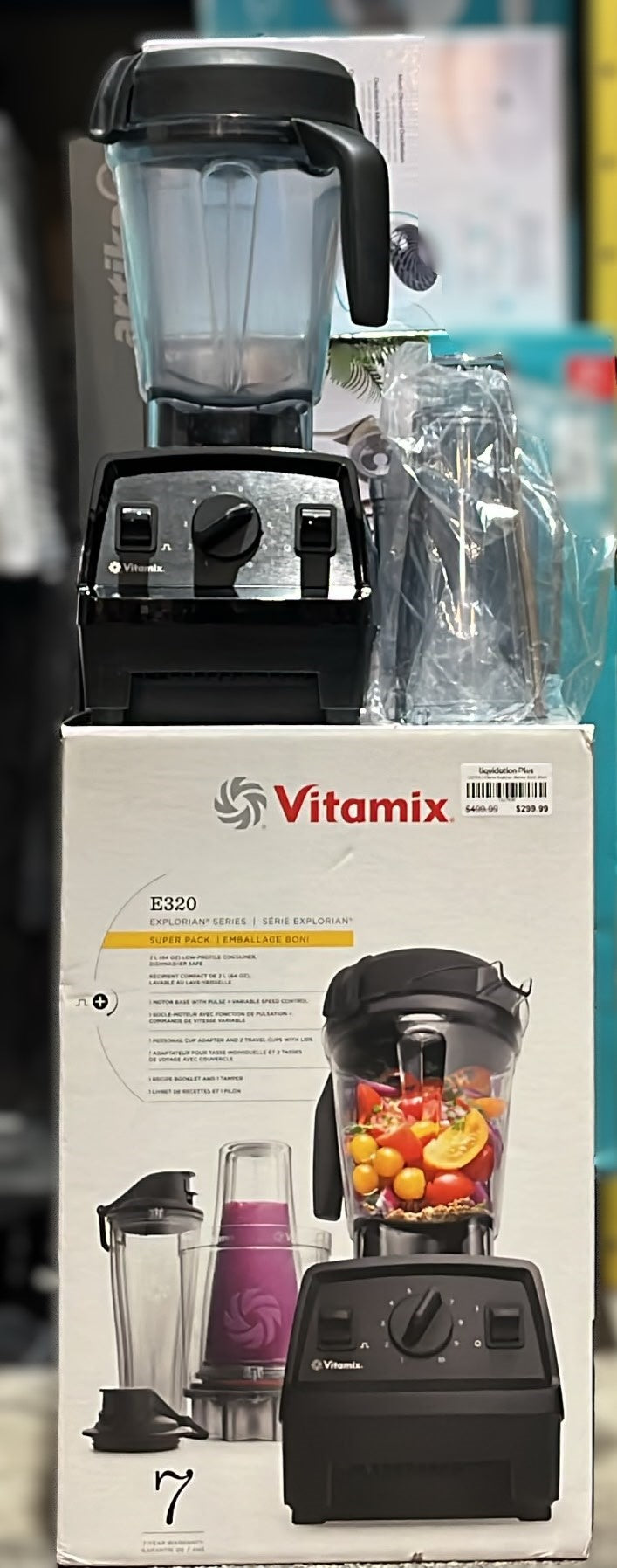 Vitamix E320 Explorian Blender with Personal Cup Adapter