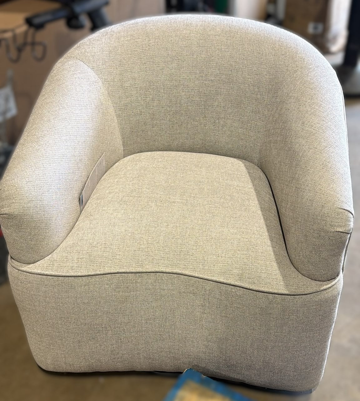 Thomasville Fabric Swivel Chair
