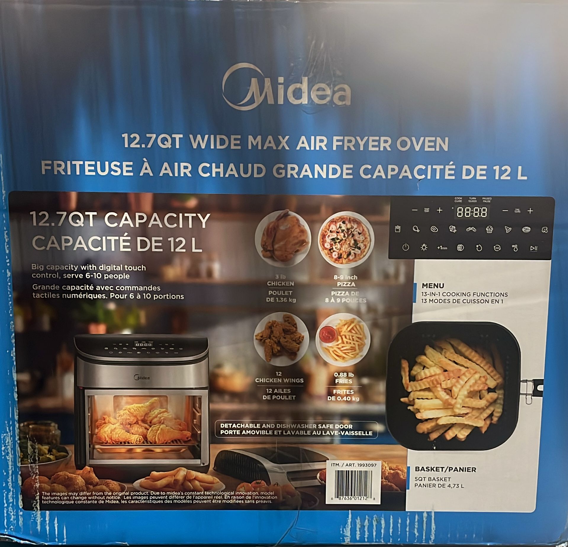 Midea Wide Max Air Fryer Oven 12 L (12.7 qt.)