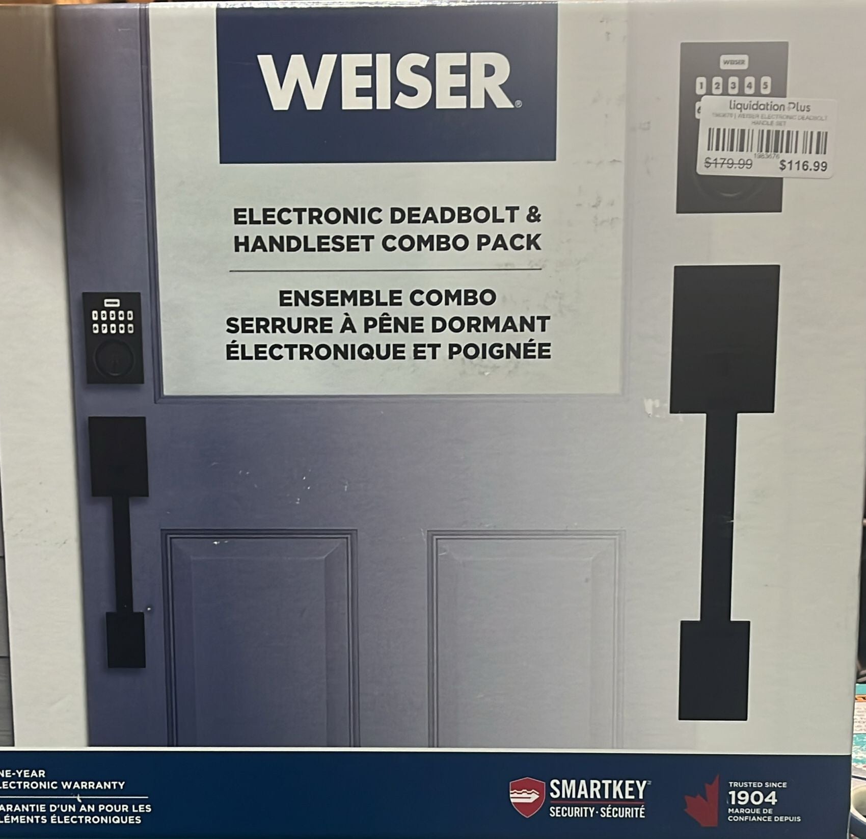 Weiser Electronic Door Lock and Handle Set