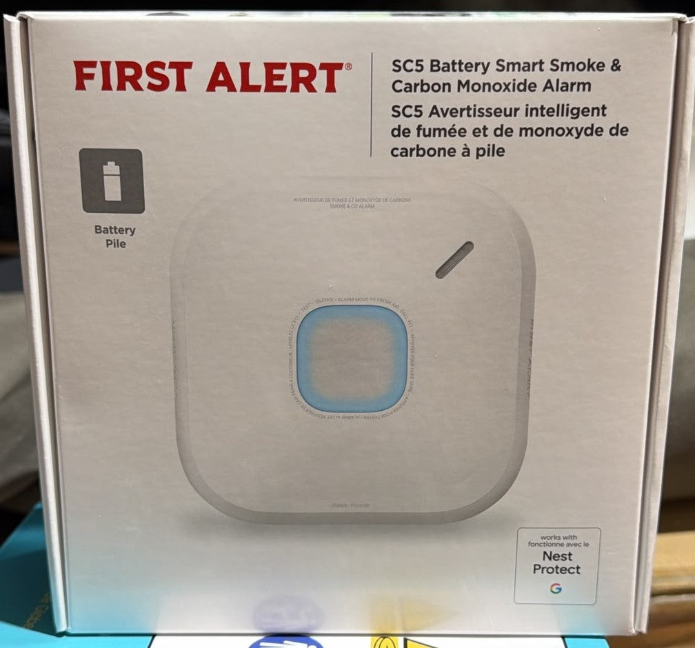 First Alert SC5 Smart Smoke and Carbon Monoxide Alarm, 2-pack