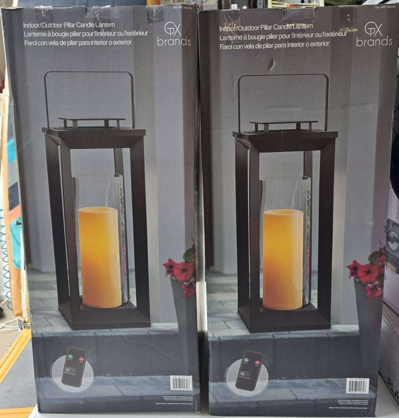 GTX BRANDS LTD LANTERN WITH LED CANDLE