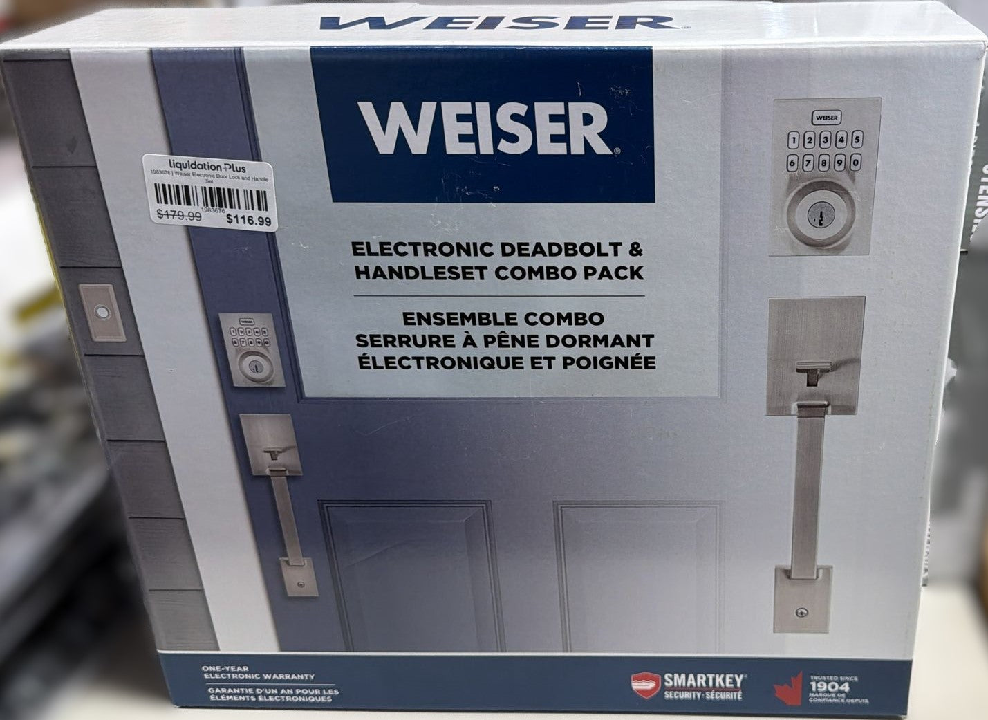 Weiser Electronic Door Lock and Handle Set