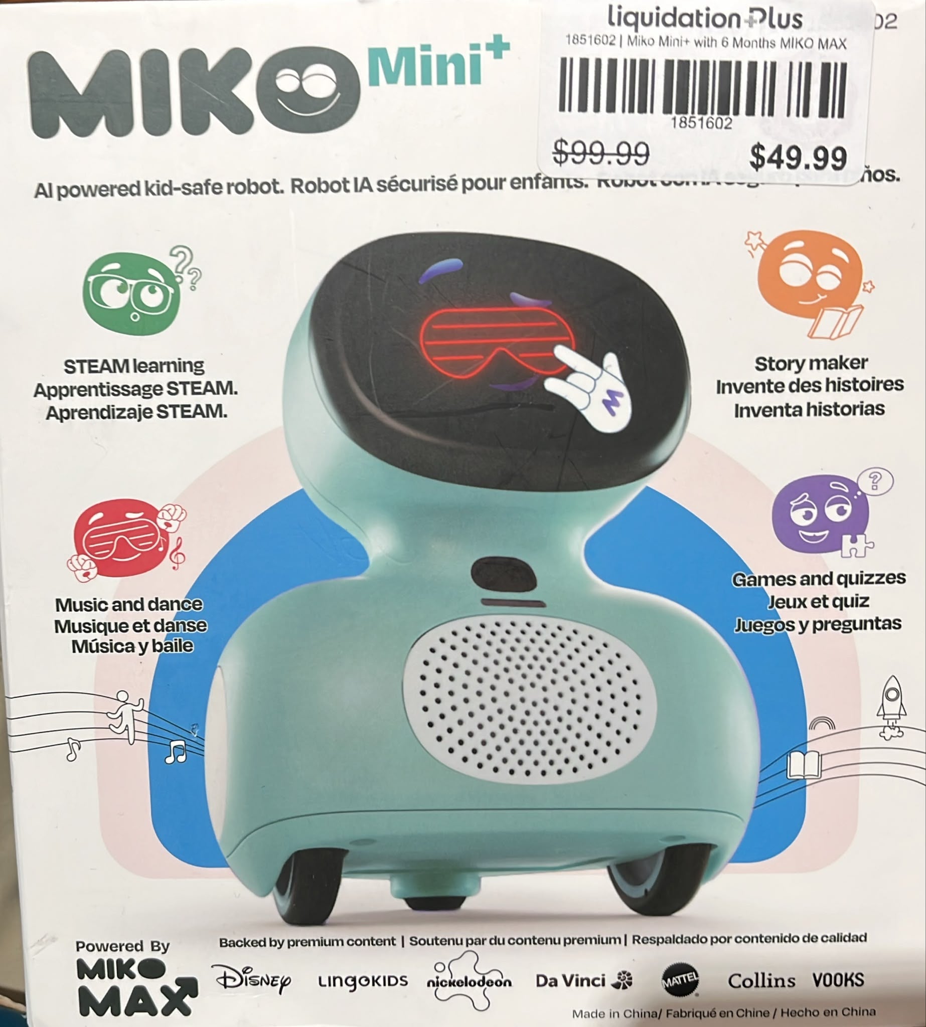 Miko Mini AI Powered Kid-Safe Robot