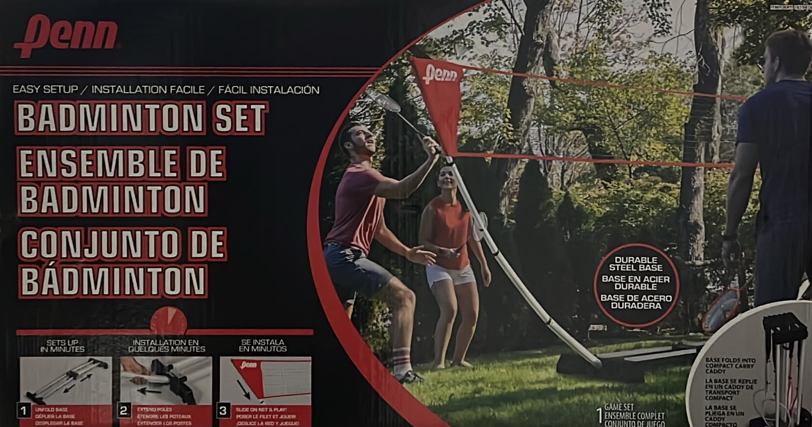 Penn - Easy Set-Up Badminton Set