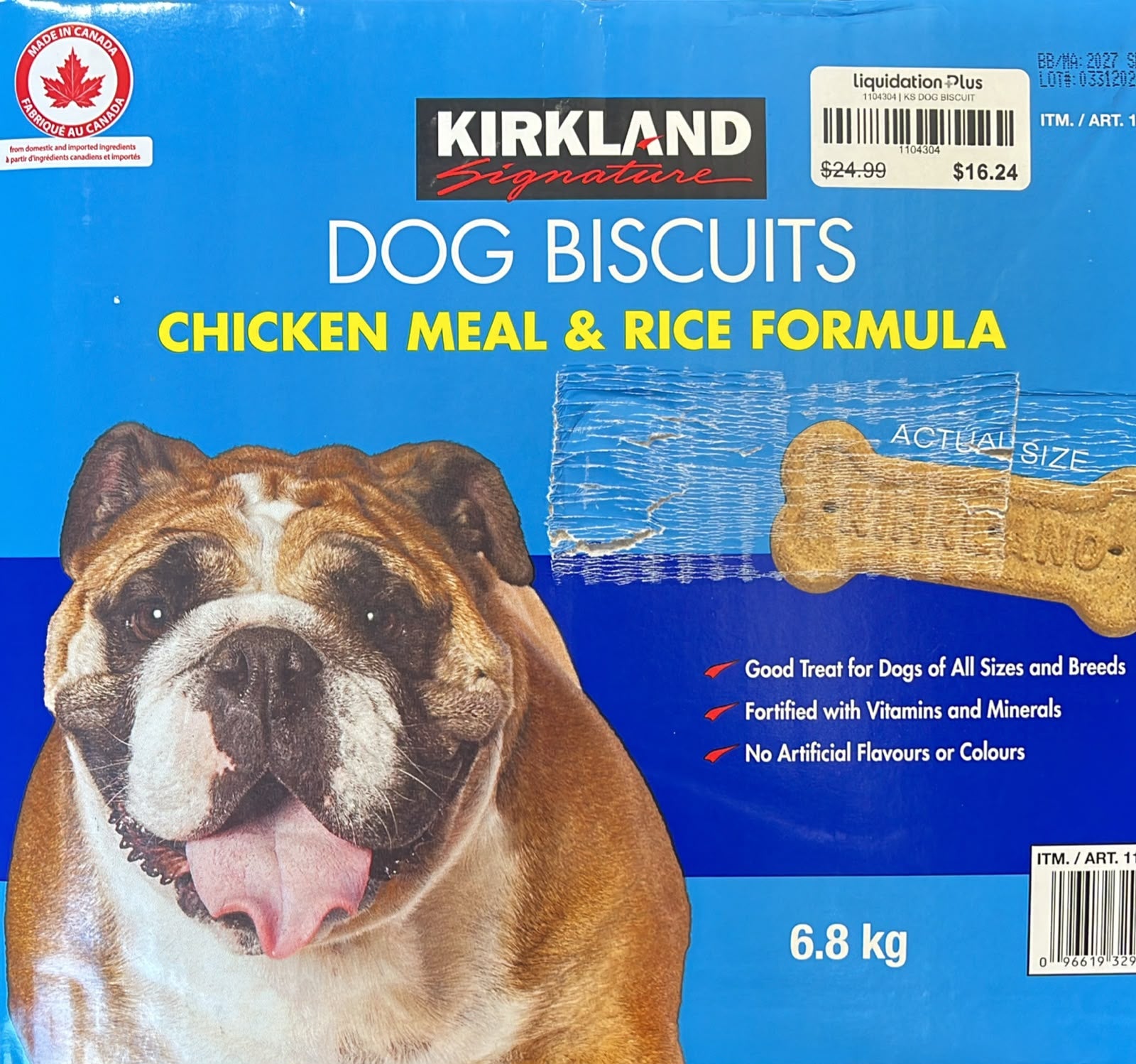 KS Dog Biscuits 6.8 kg