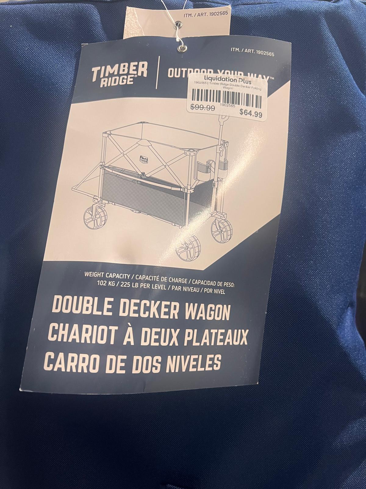 Timber Ridge Double Decker Folding Wagon