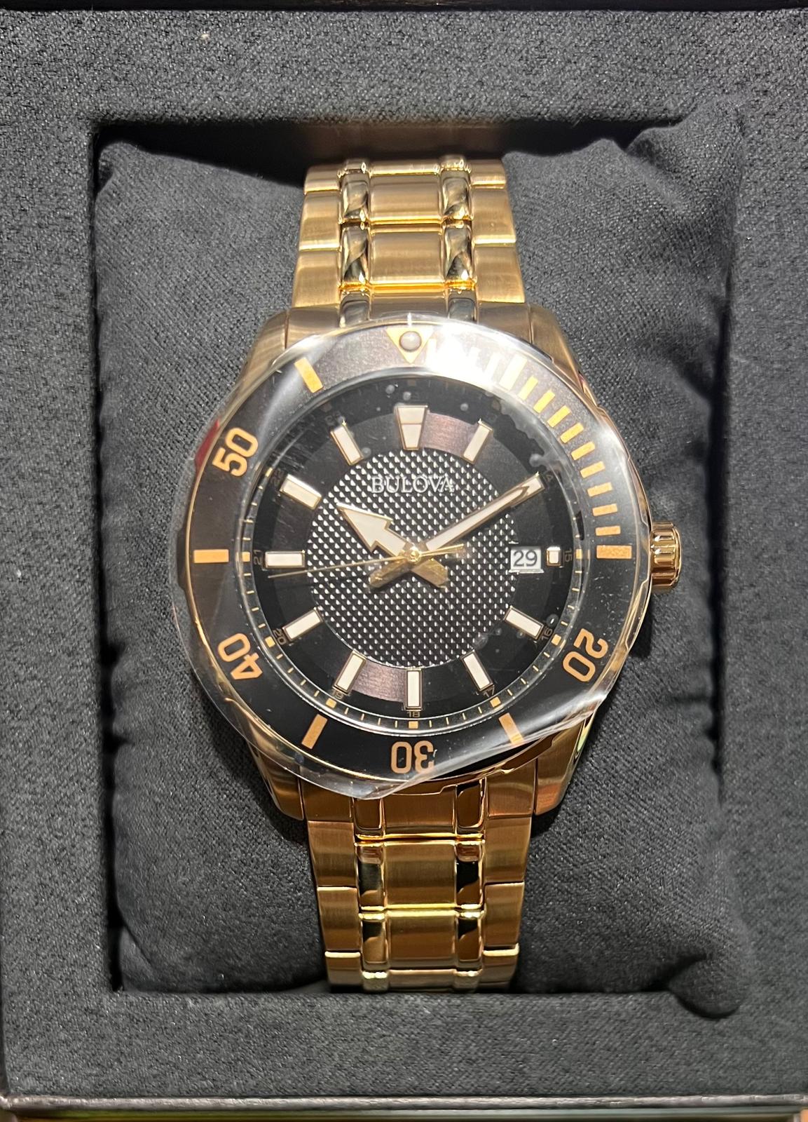 Bulova Sport Black Dial Men's Watch