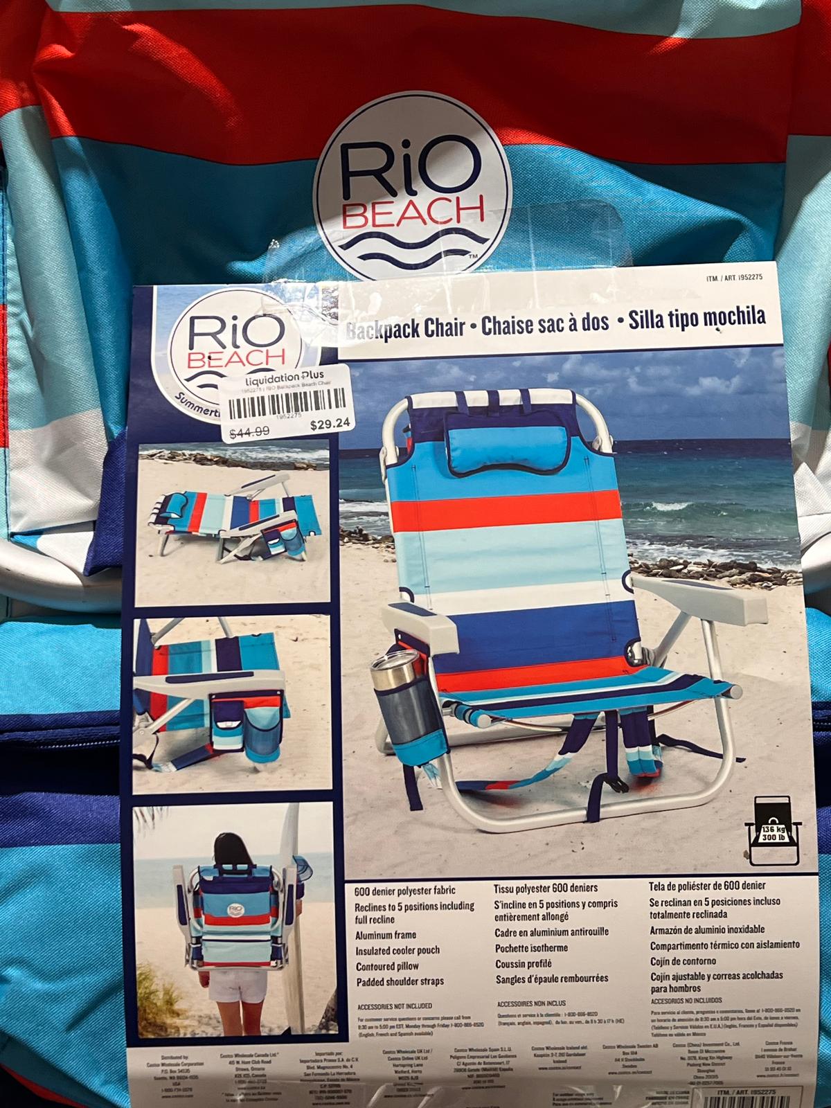 RIO Backpack Beach Chair