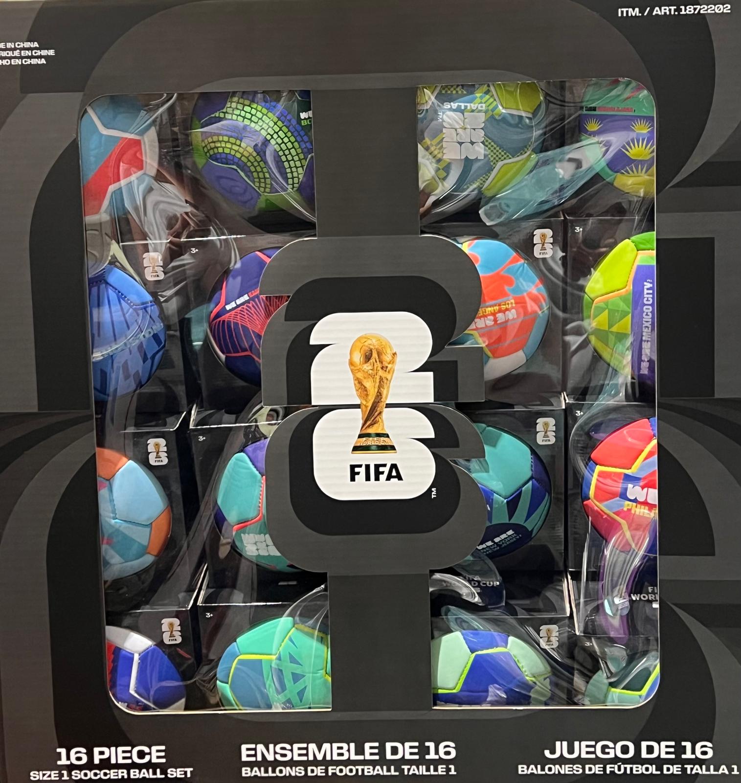 FIFA World Cup 16-piece Host City Mini Ball Set