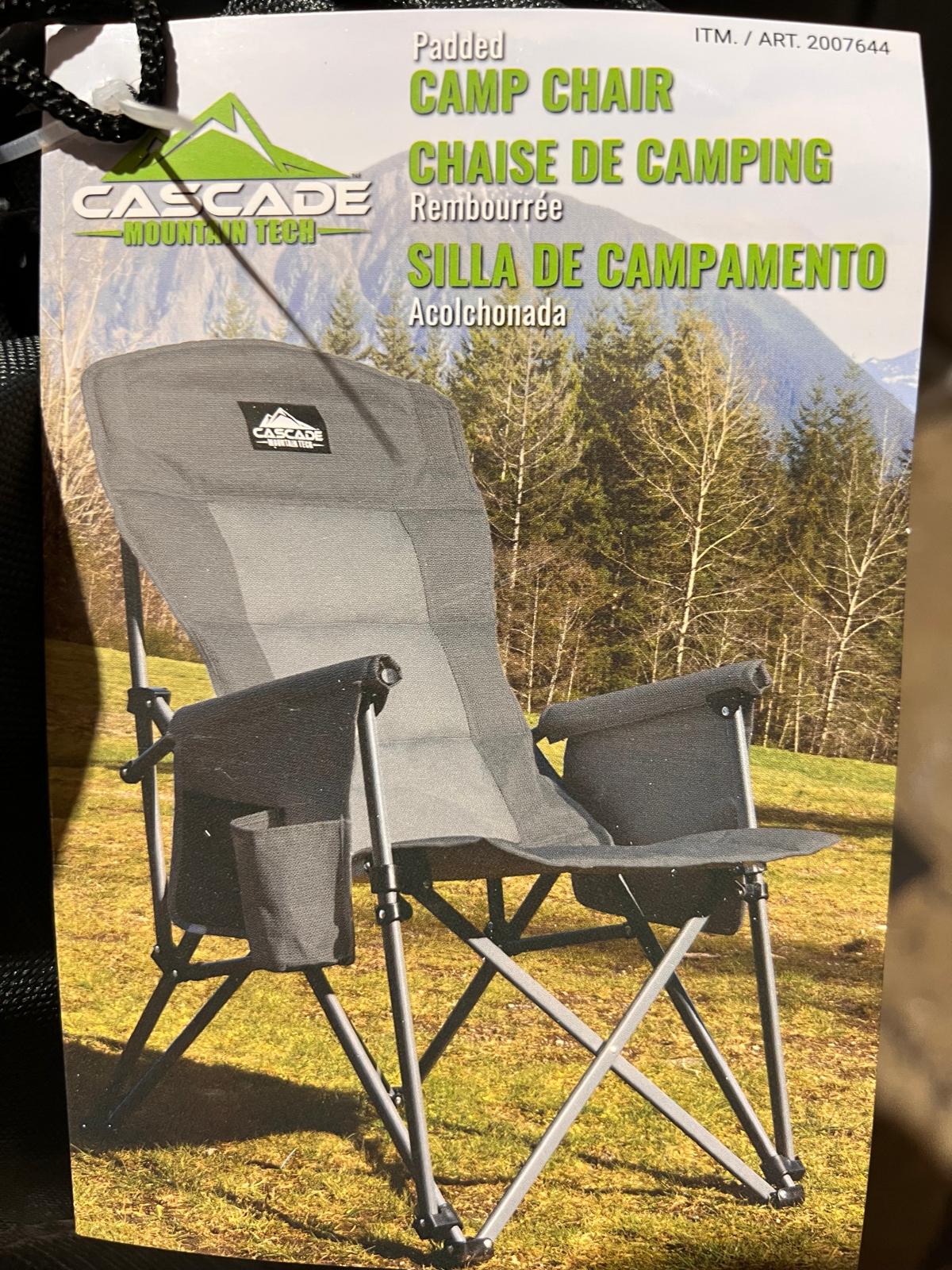 Cascade Mountain Tech Folding Camping Chair