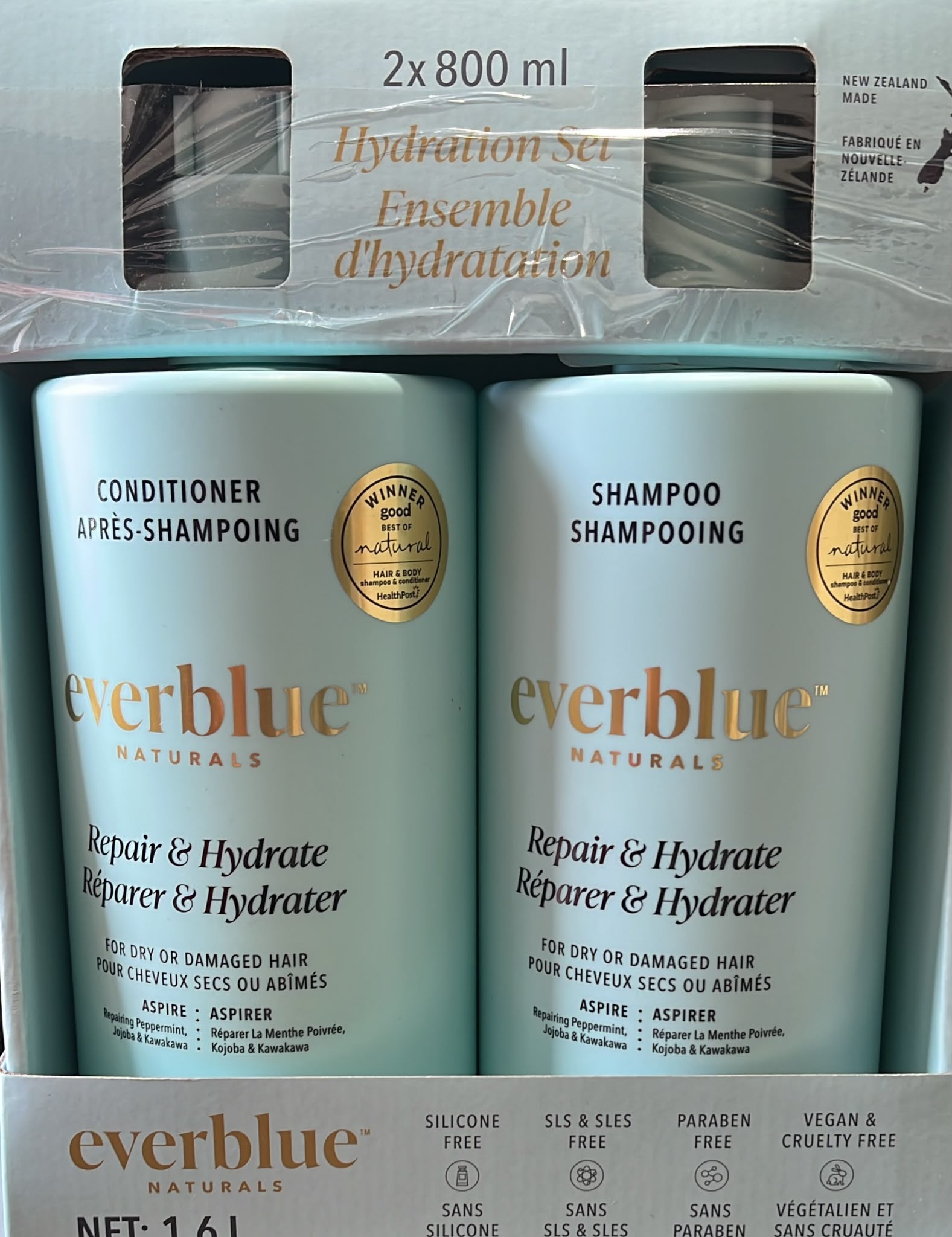 Everblue Aspire Repair & Hydrate Shampoo & Conditioner Duo