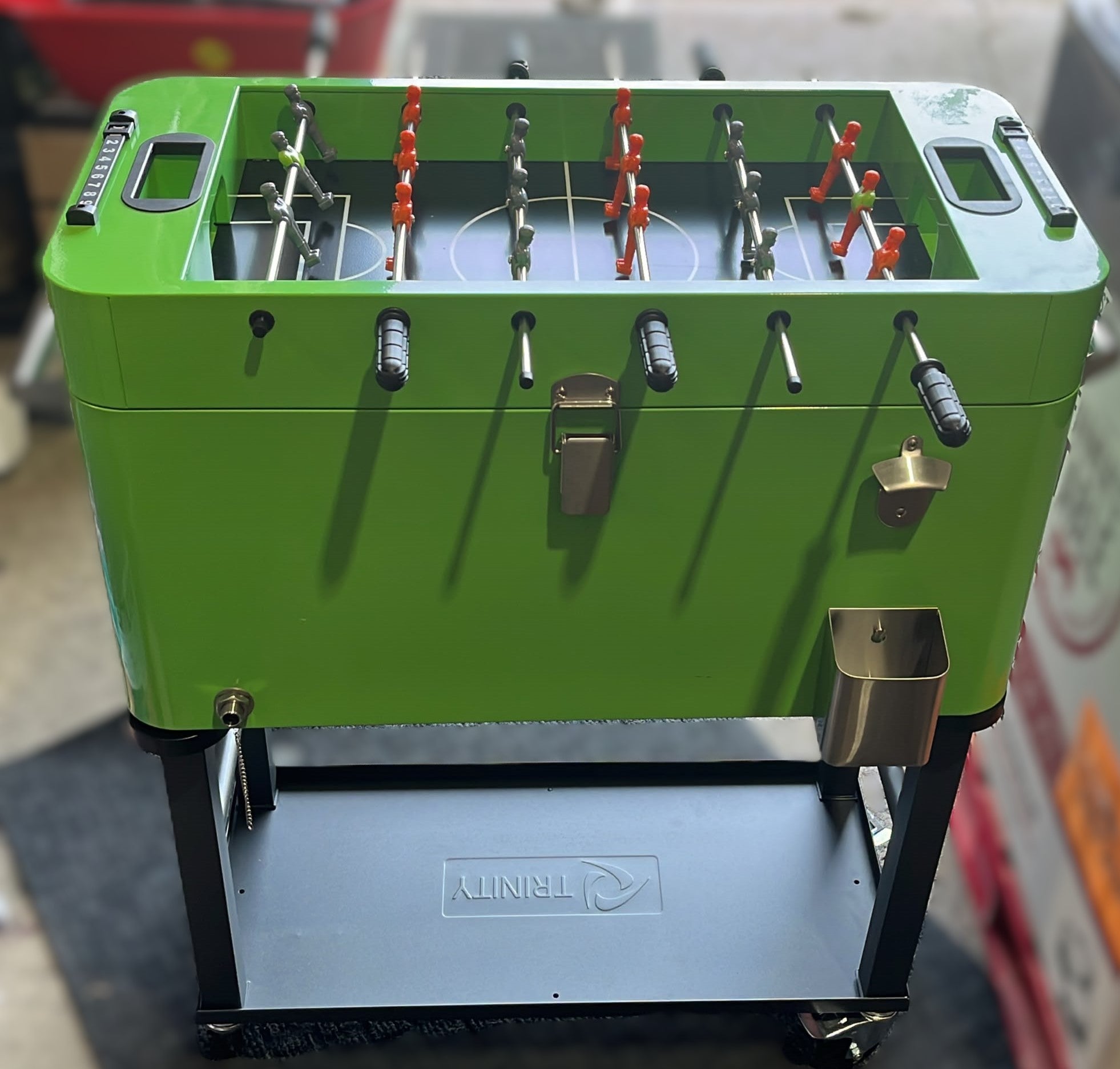 Trinity Foosball Table Cooler (Green)