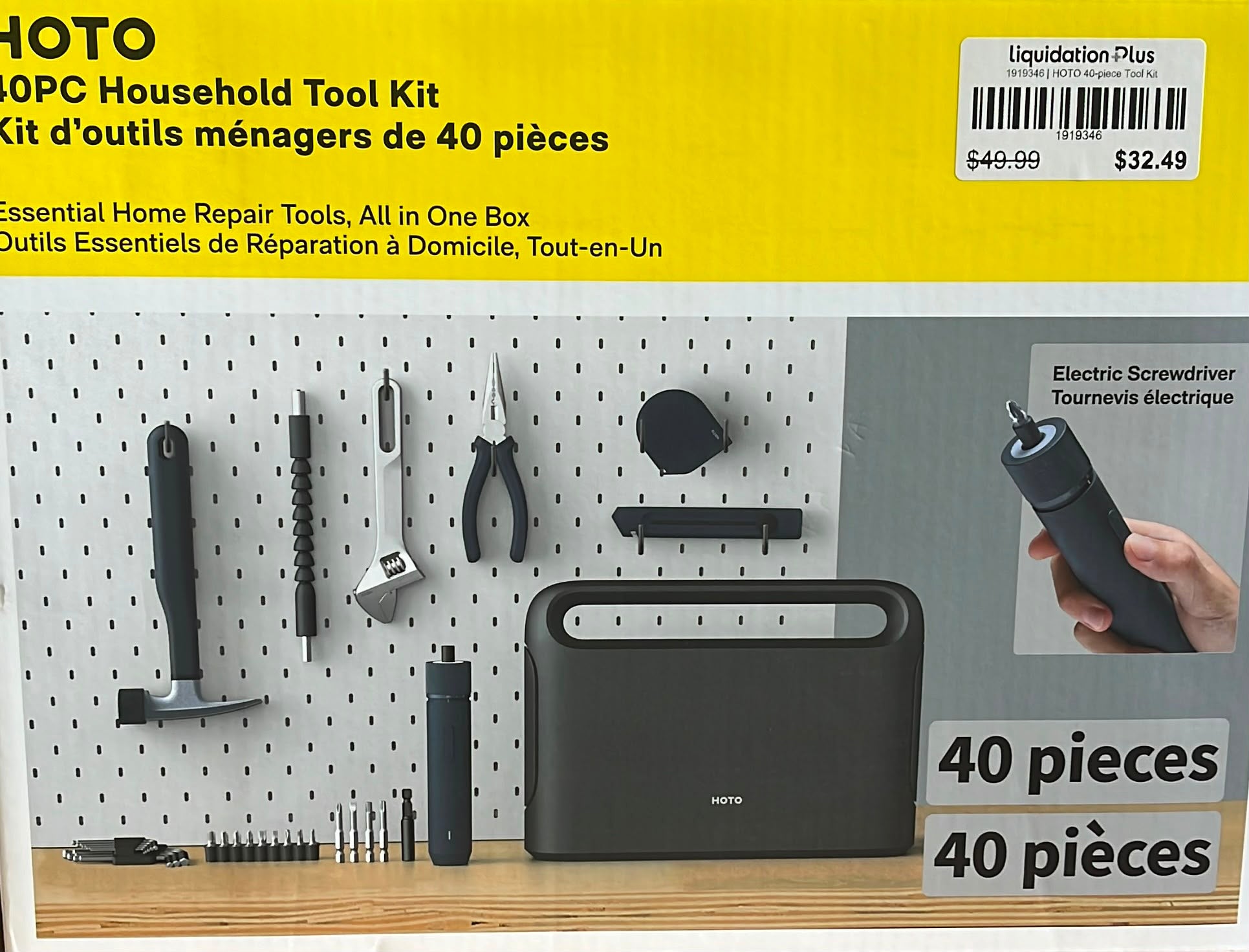 HOTO 40-piece Tool Kit