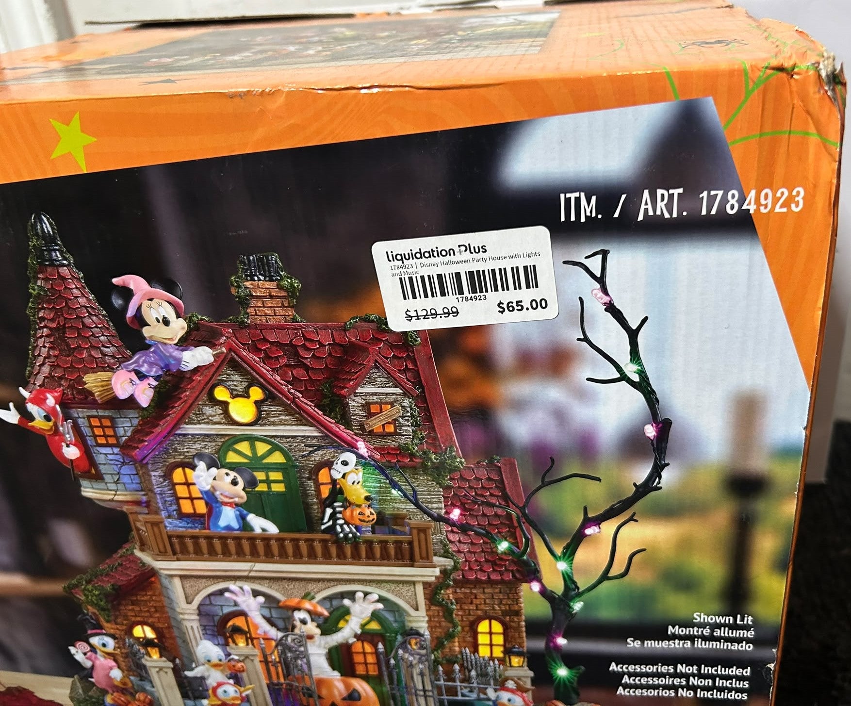 Disney Halloween Party House with Lights and Music