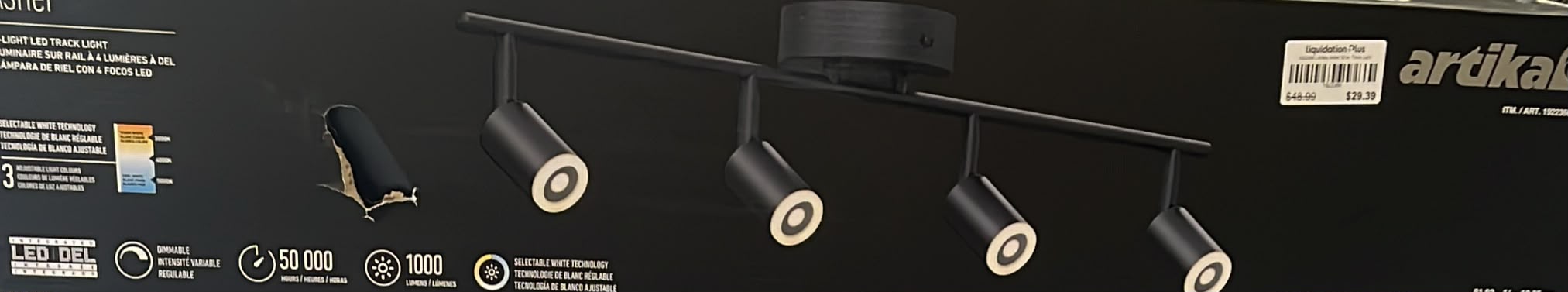 Artika Asher 32 in. Track Light
