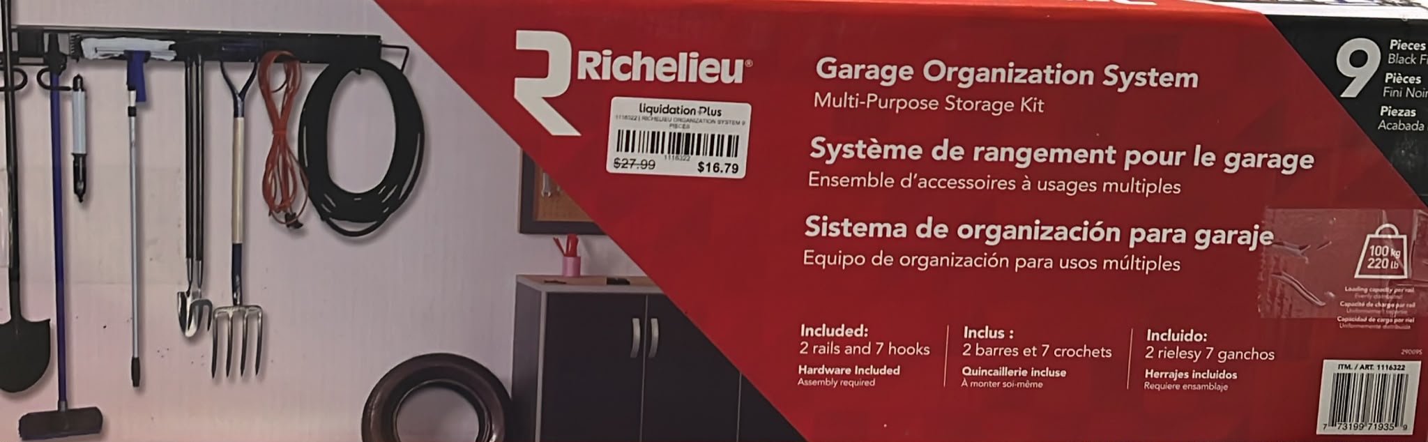 RICHELIEU ORGANIZATION SYSTEM 9 PIECES