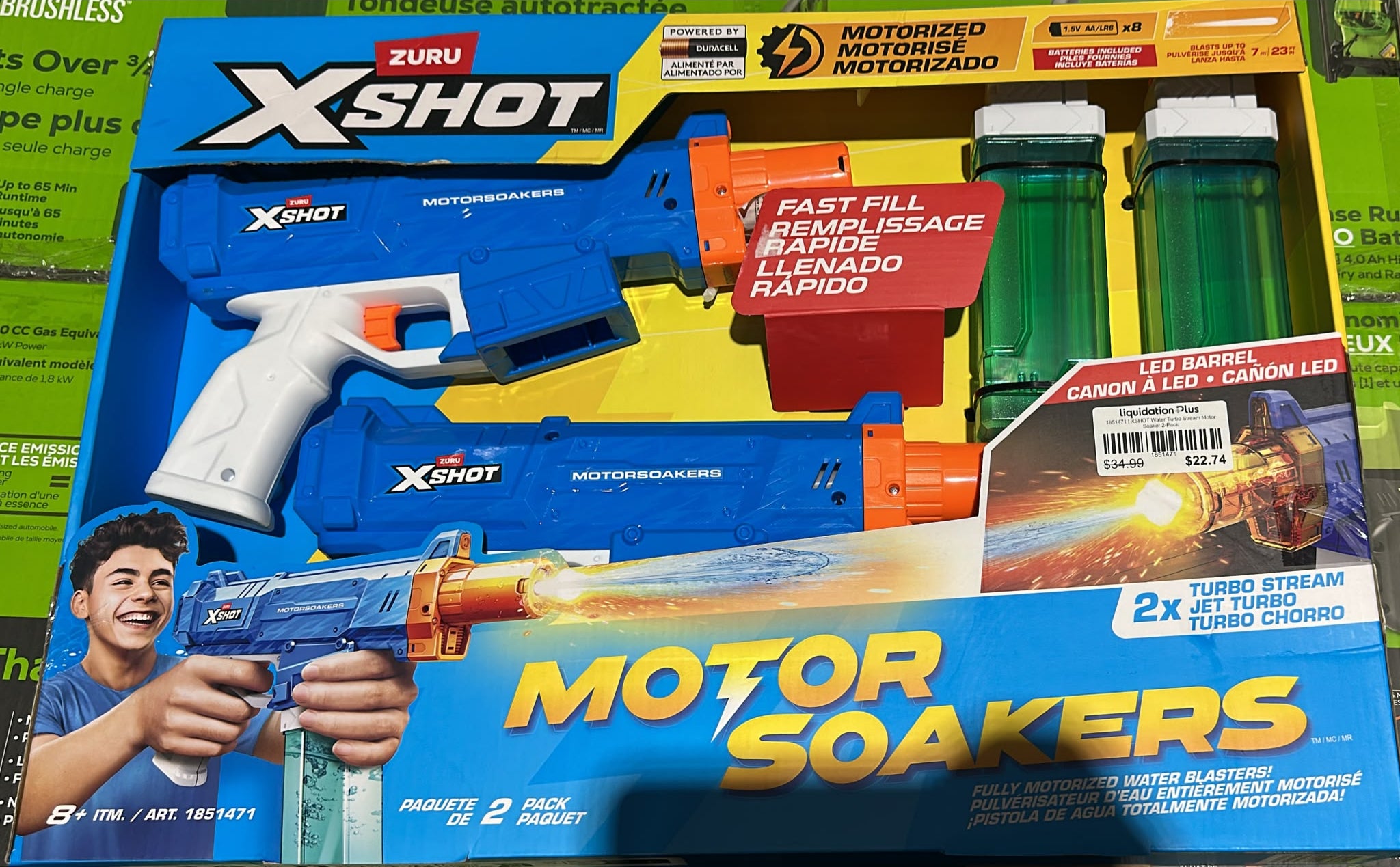 Zuru Xshot Turbo Stream Motor Soaker