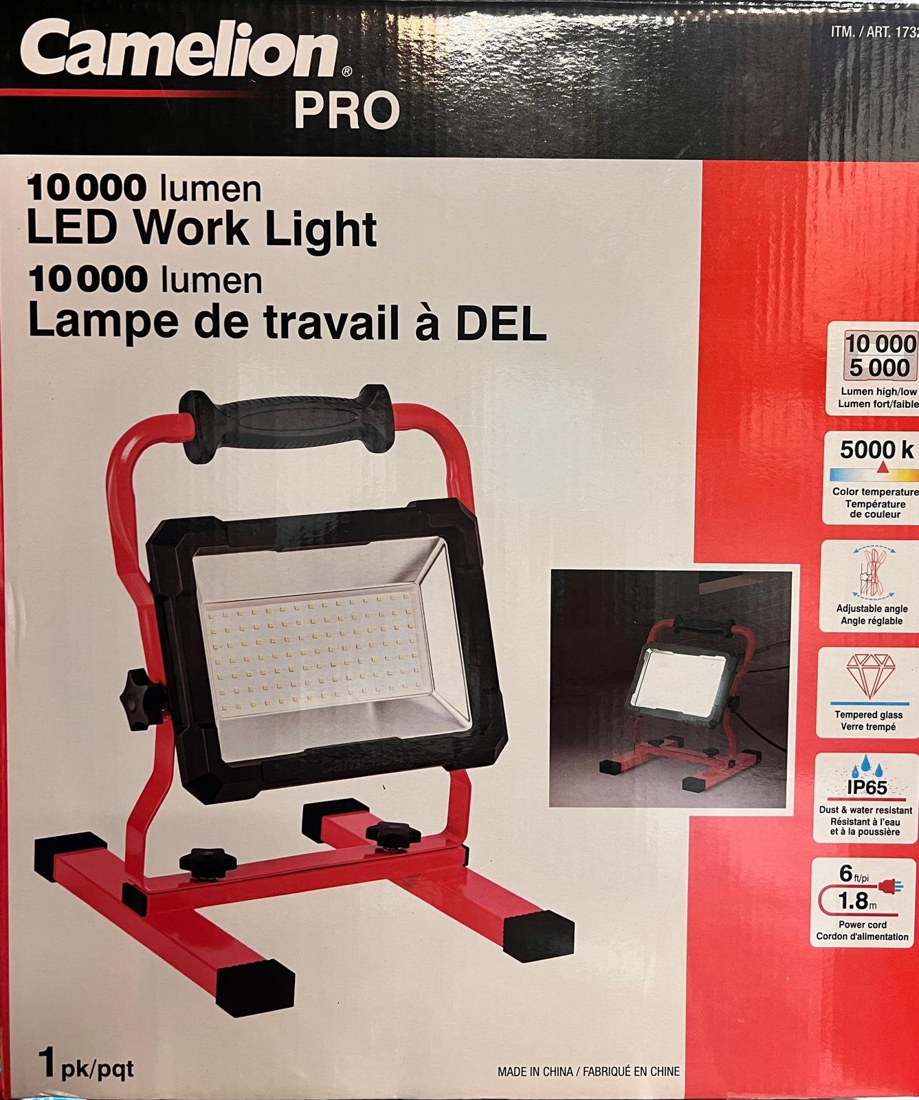 CAMELION CORDED WORK LIGHT 10,000 LUMENS