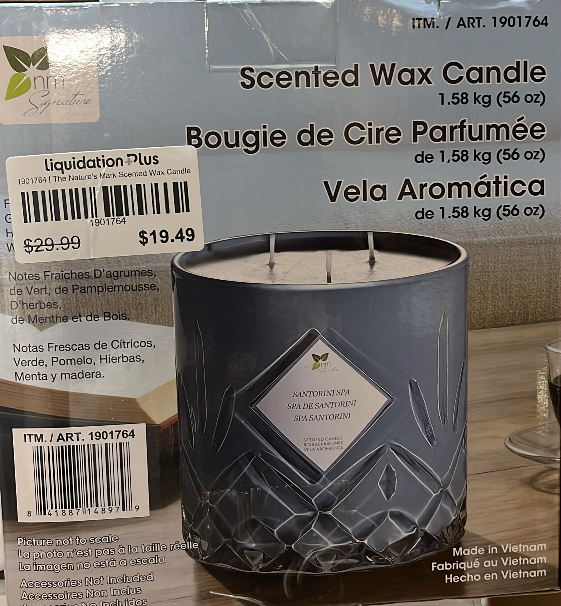 The Nature's Mark Scented Wax Candle
