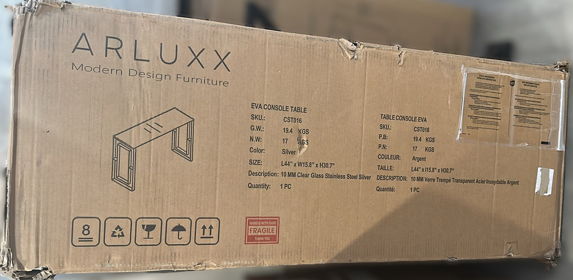 ARLUXX Eva Console Table