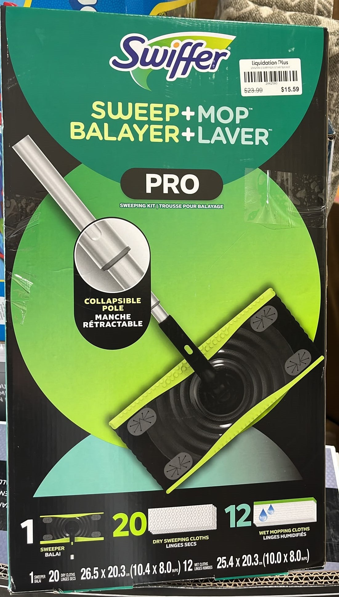 Swiffer Pro Sweep+Mop Starter Kit