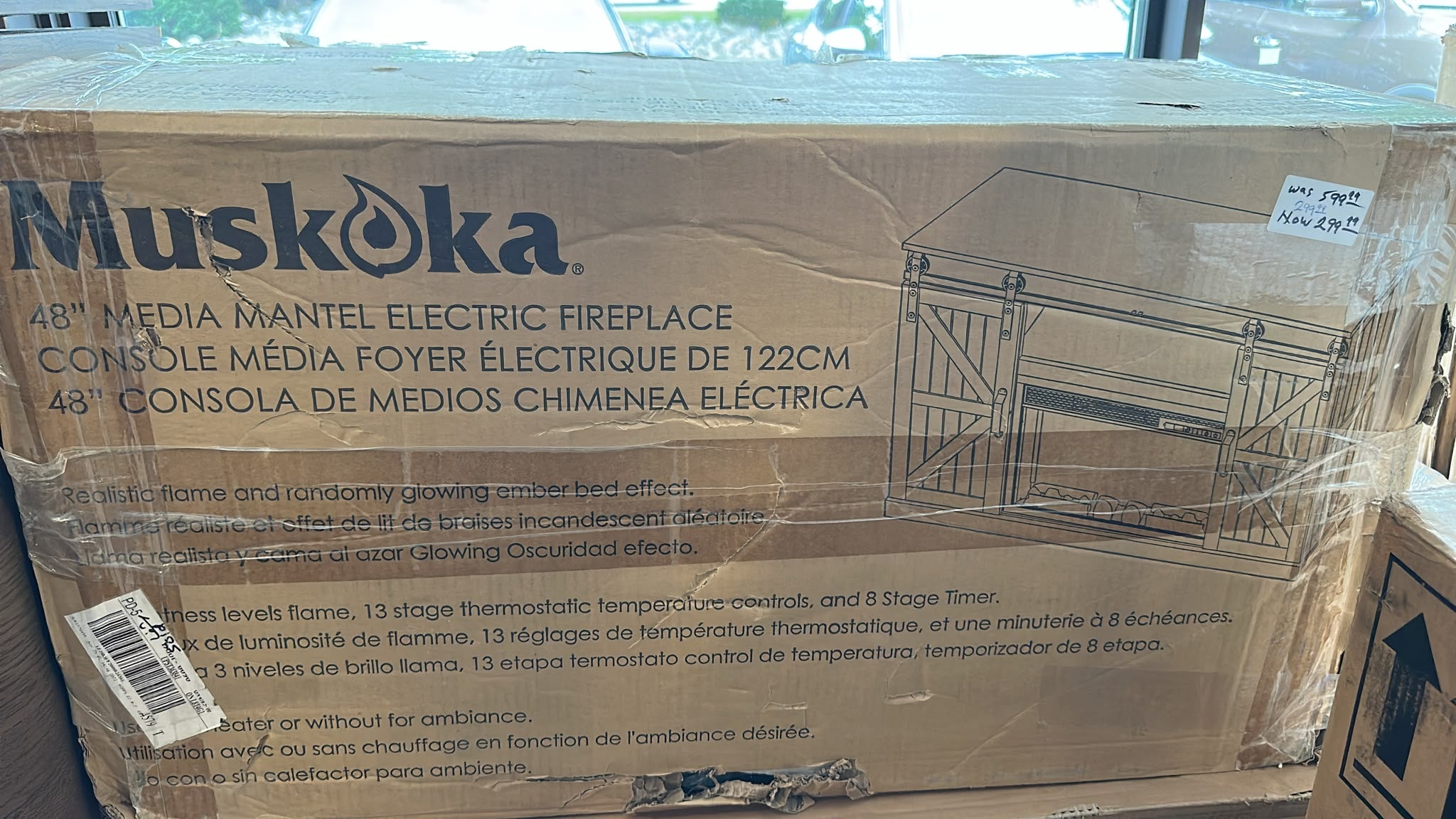 Muskoka 48-in media Mantel Electric Fireplace