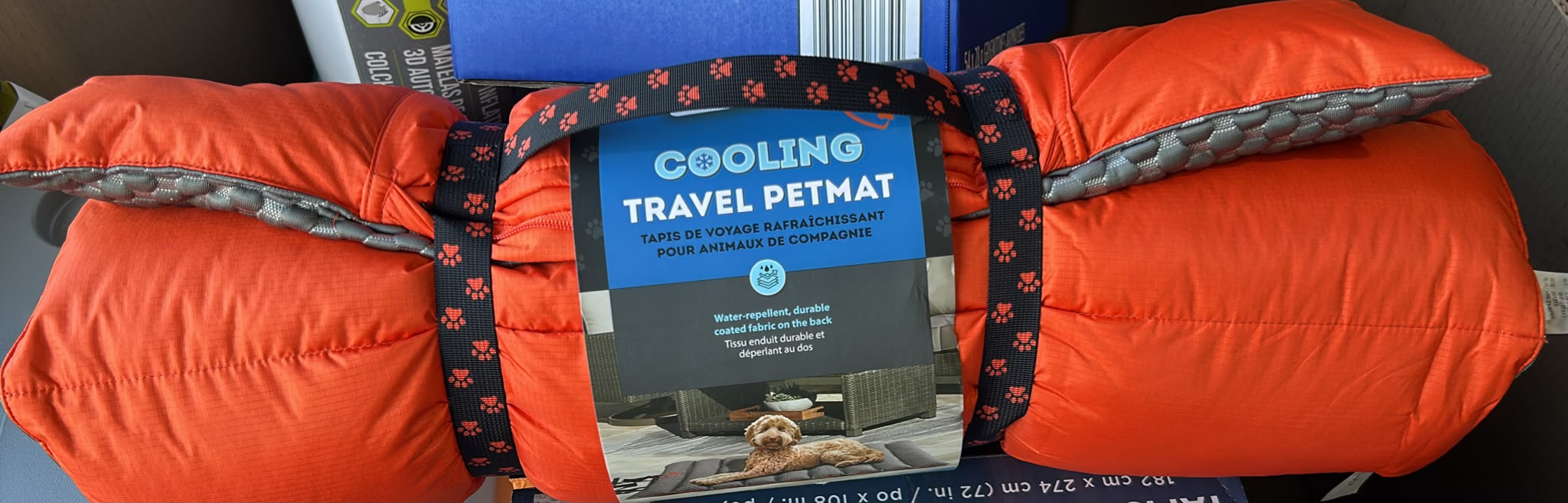 Brentwoof Cooling Travel Pet Mat, 109cm x 66cm