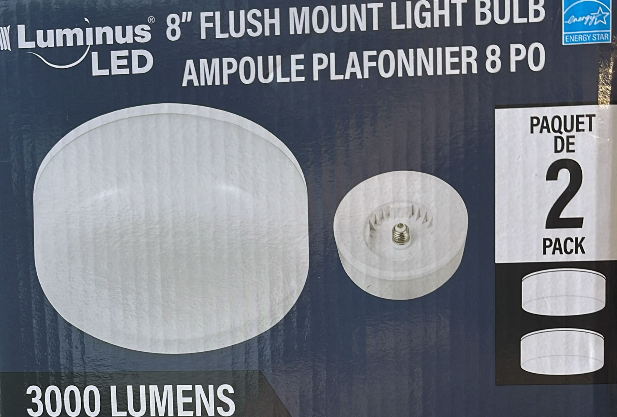 Luminus 30-Watt 3000-Lumens 4000K Dimmable Convertible LED Light Bulb